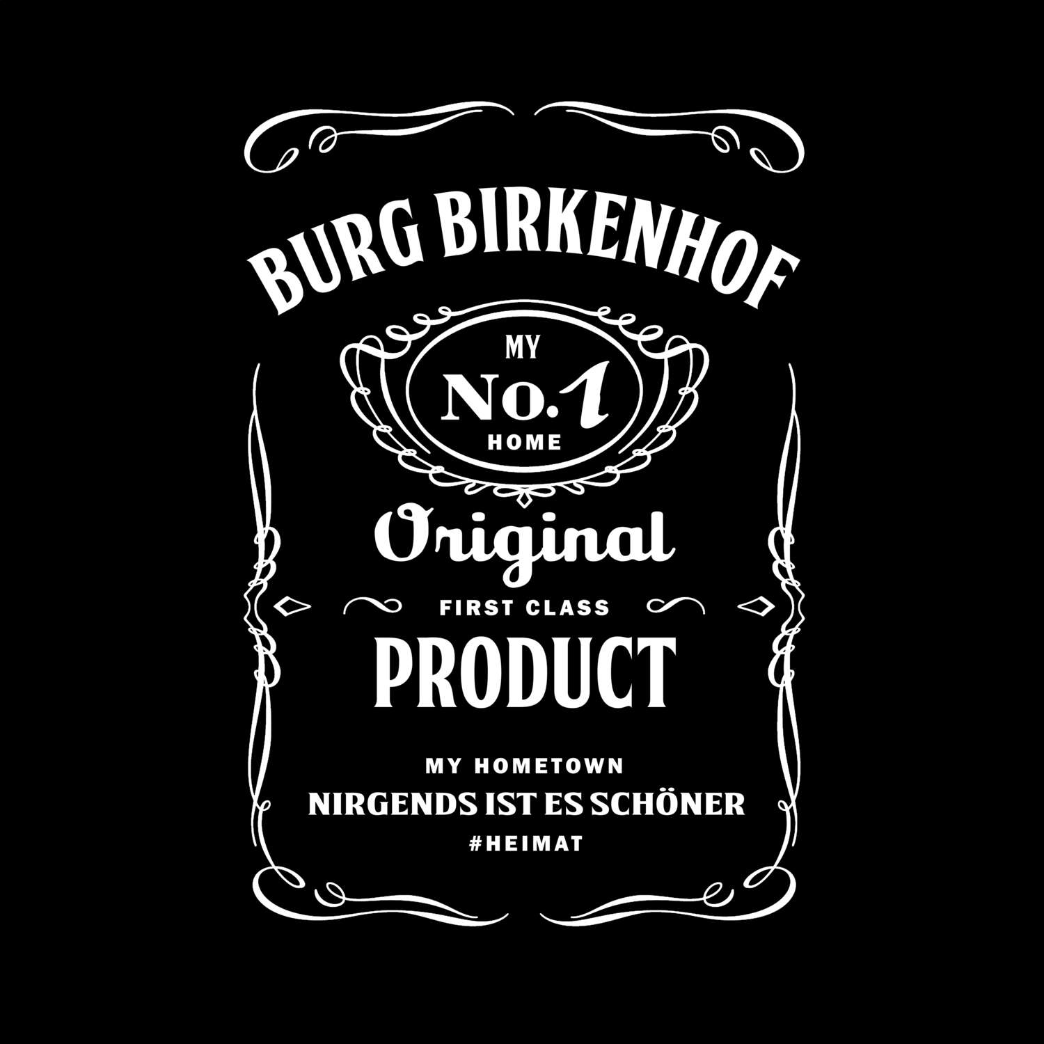 T-Shirt »Jackie« für den Ort »Burg Birkenhof«