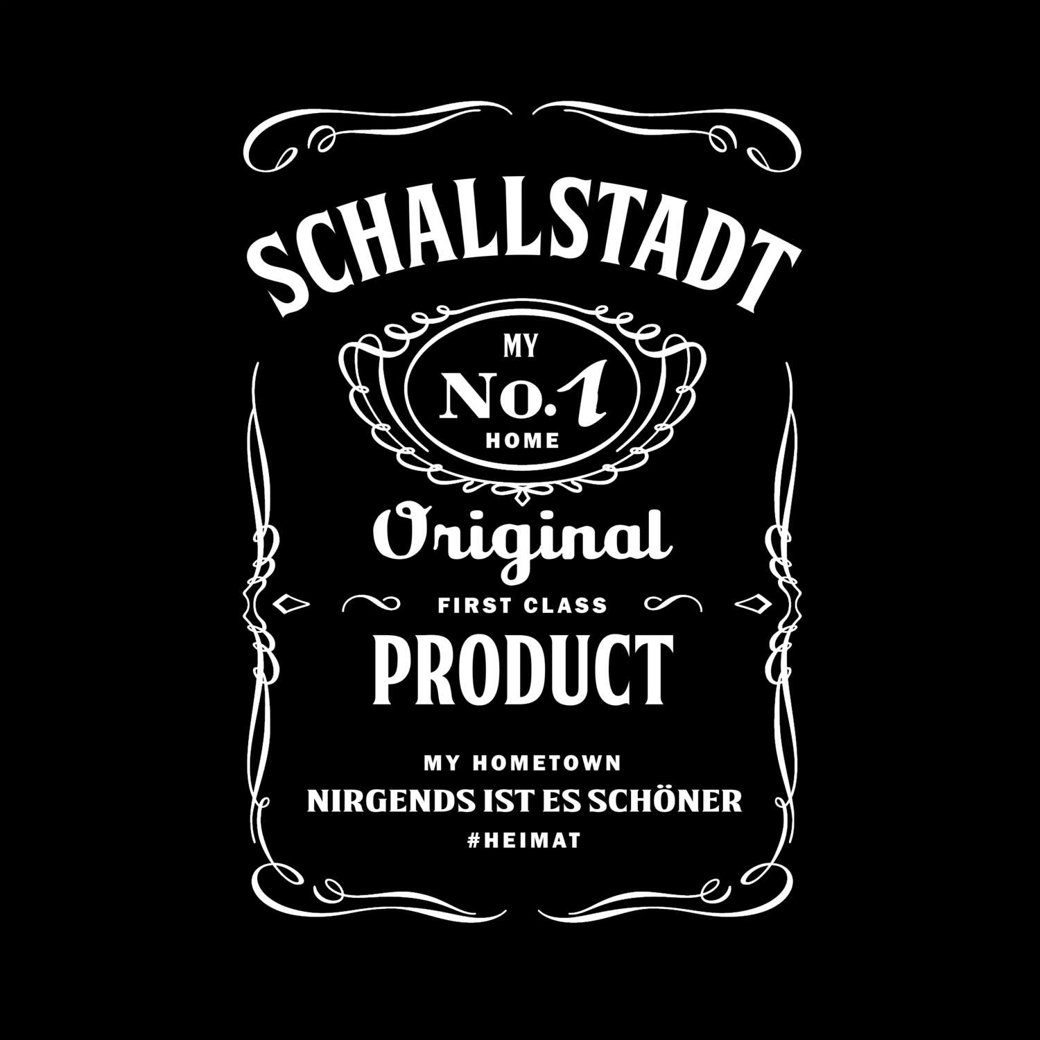 T-Shirt »Jackie« für den Ort »Schallstadt«