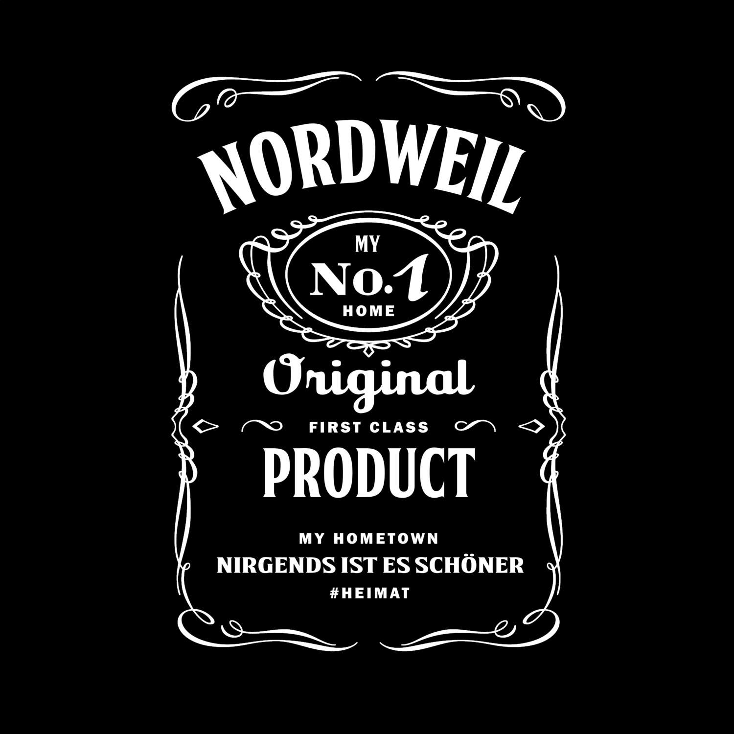 T-Shirt »Jackie« für den Ort »Nordweil«