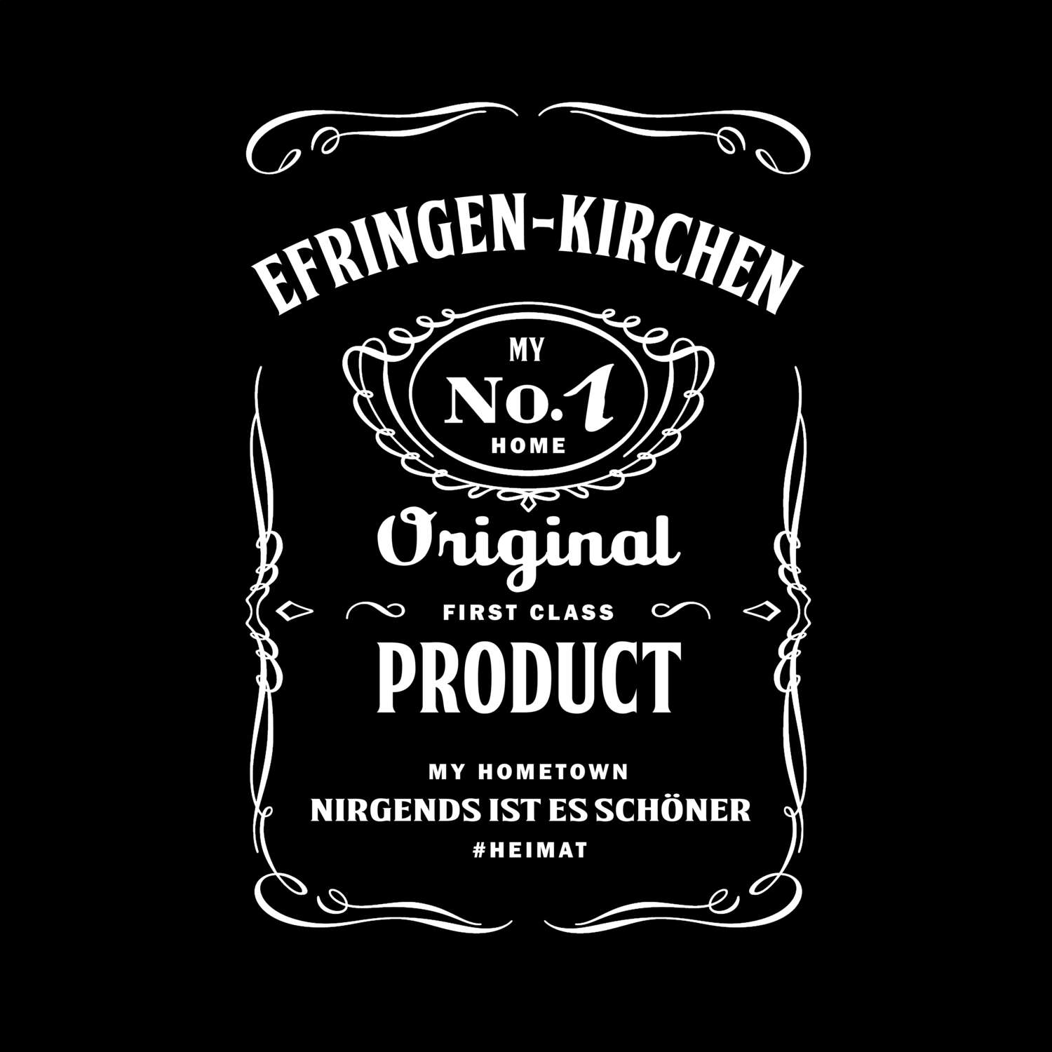 T-Shirt »Jackie« für den Ort »Efringen-Kirchen«