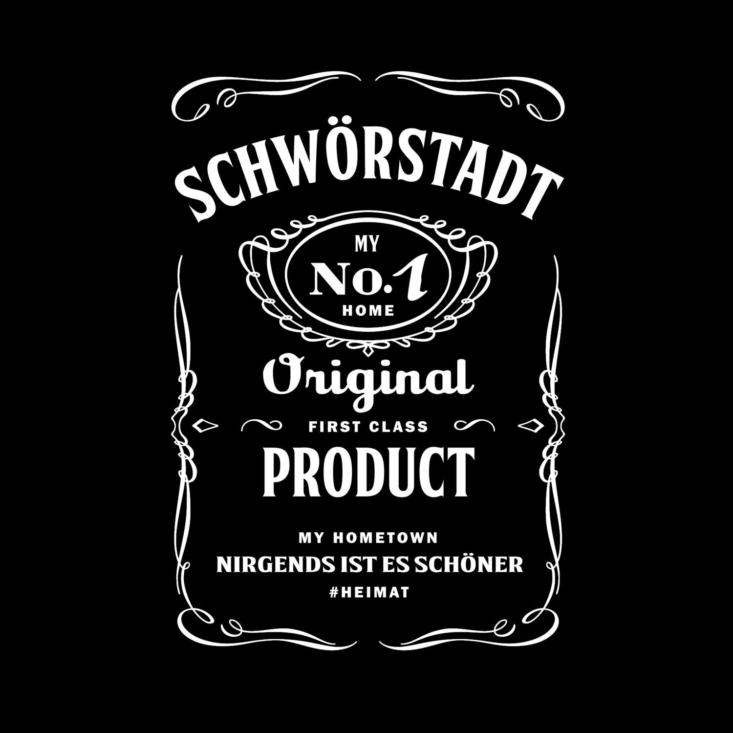 T-Shirt »Jackie« für den Ort »Schwörstadt«