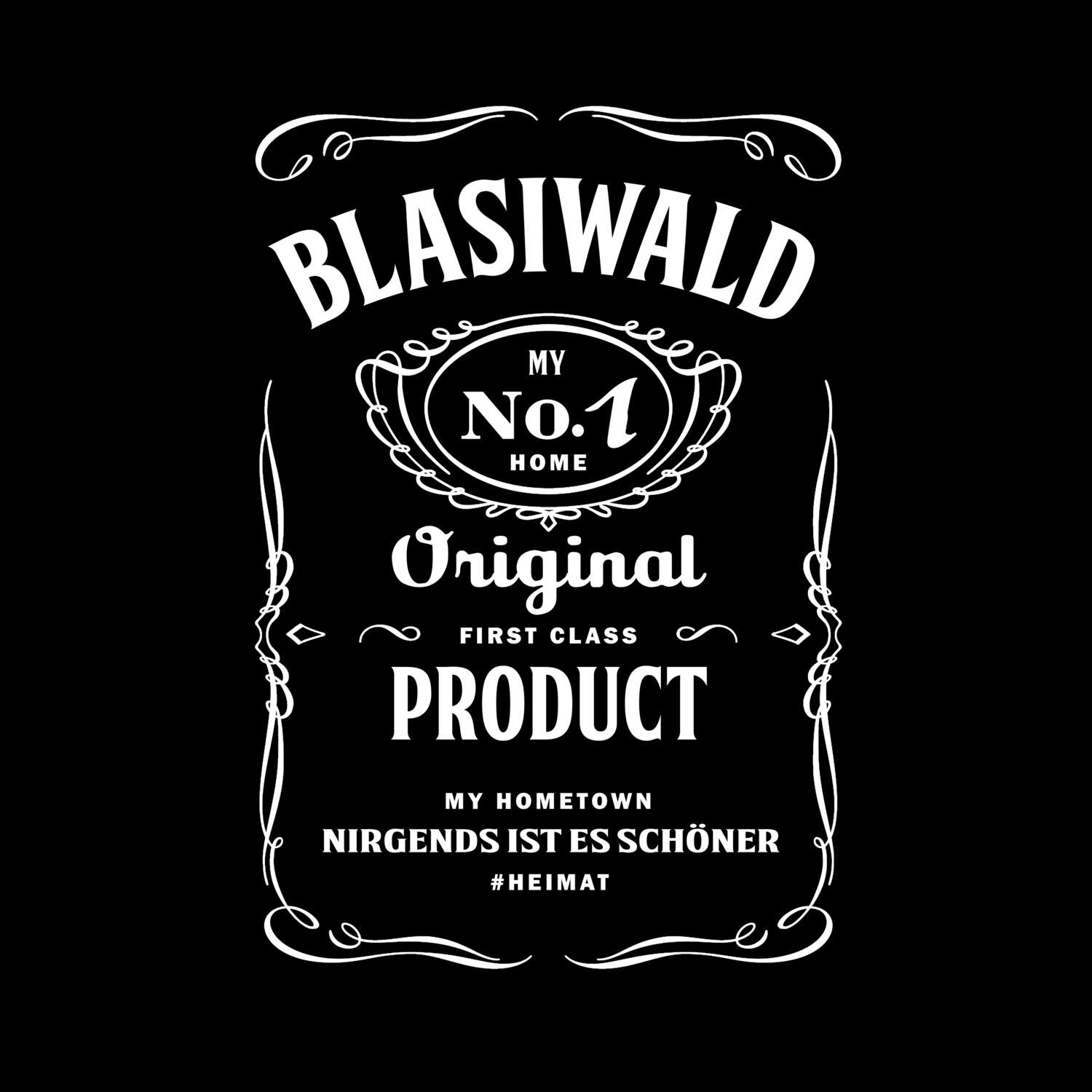 T-Shirt »Jackie« für den Ort »Blasiwald«