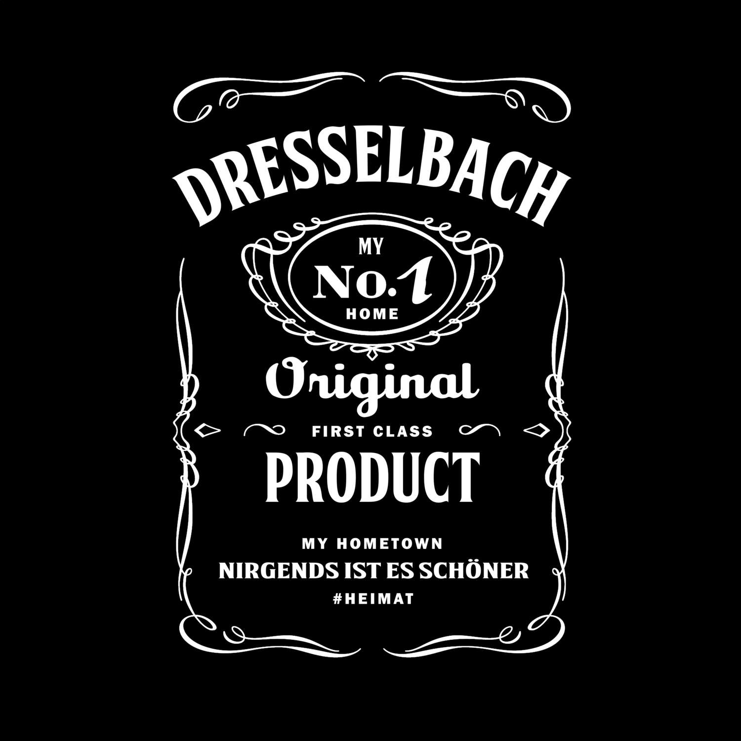 T-Shirt »Jackie« für den Ort »Dresselbach«