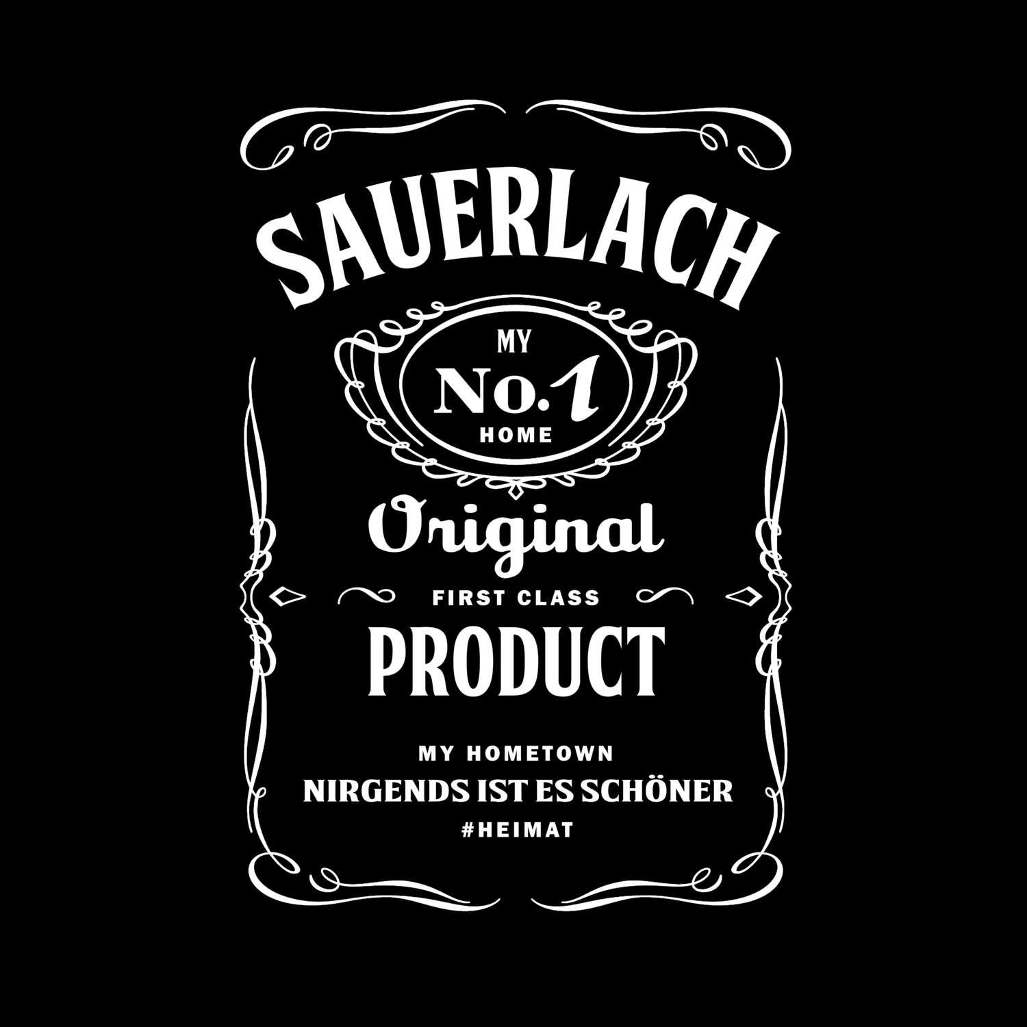 T-Shirt »Jackie« für den Ort »Sauerlach«