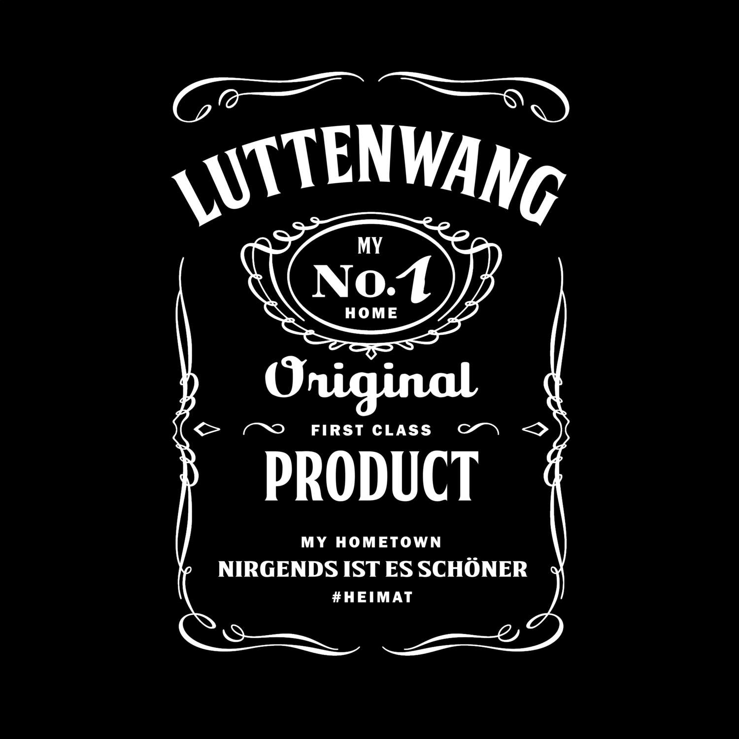 T-Shirt »Jackie« für den Ort »Luttenwang«