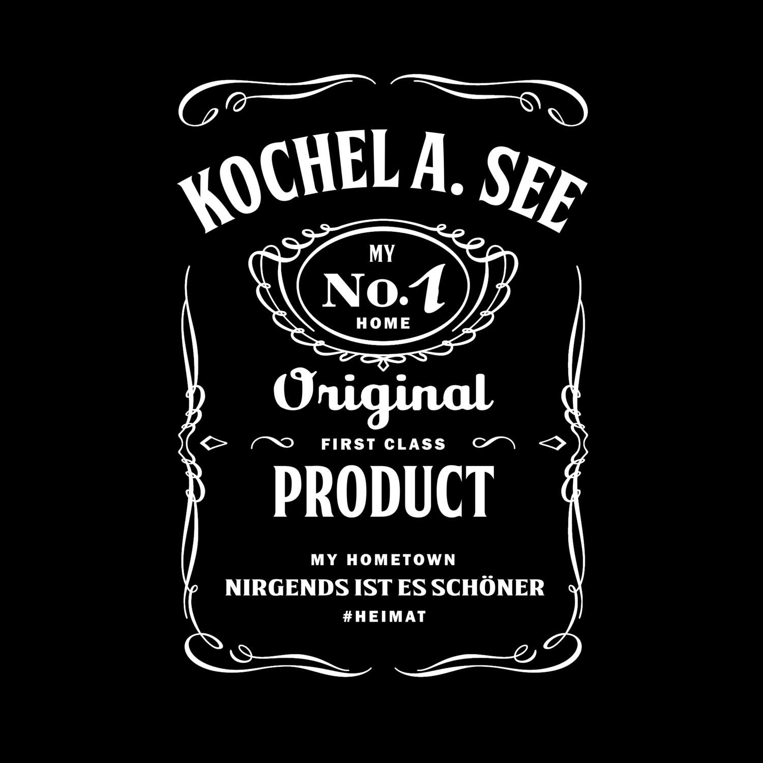 T-Shirt »Jackie« für den Ort »Kochel a. See«