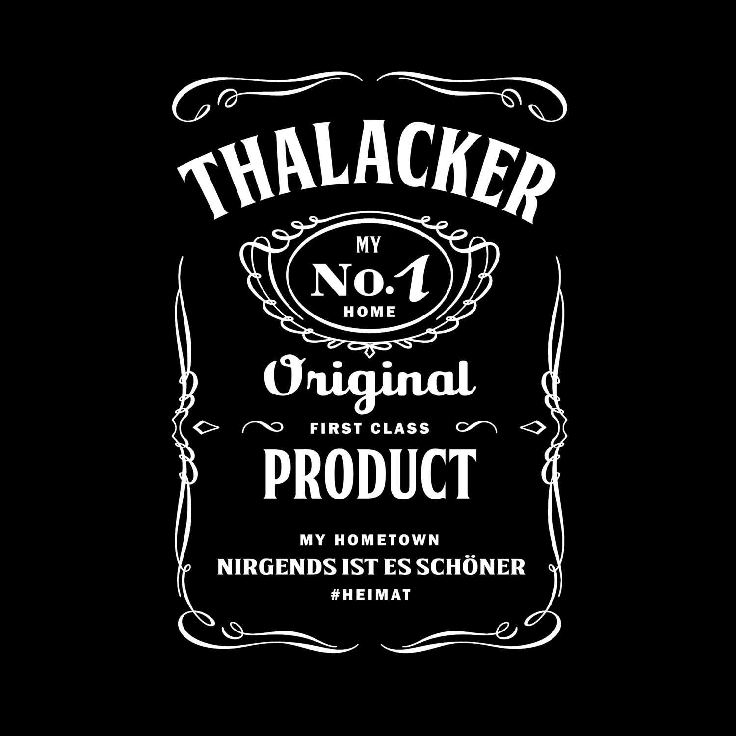 T-Shirt »Jackie« für den Ort »Thalacker«