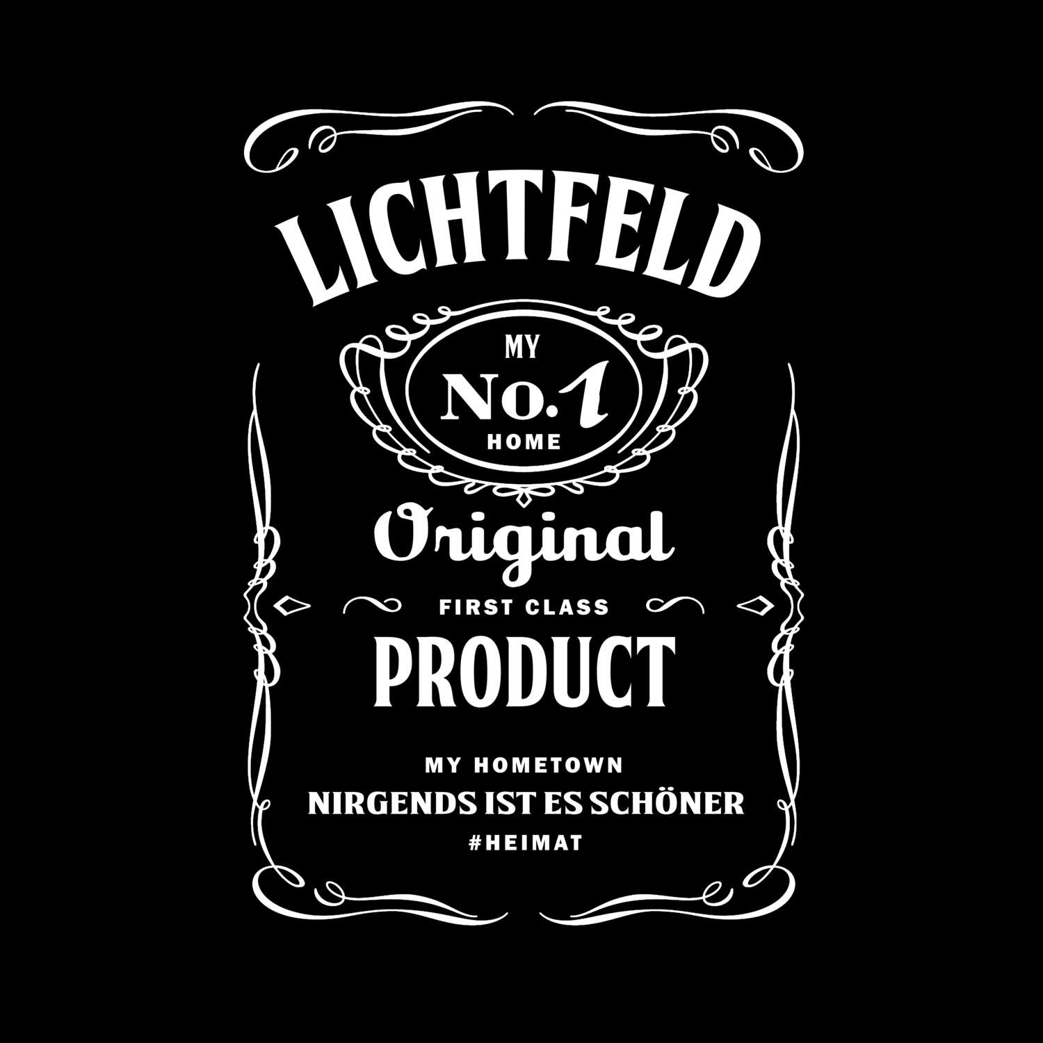 T-Shirt »Jackie« für den Ort »Lichtfeld«