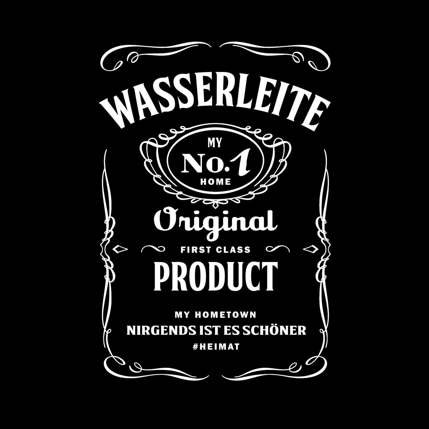 T-Shirt »Jackie« für den Ort »Wasserleite«