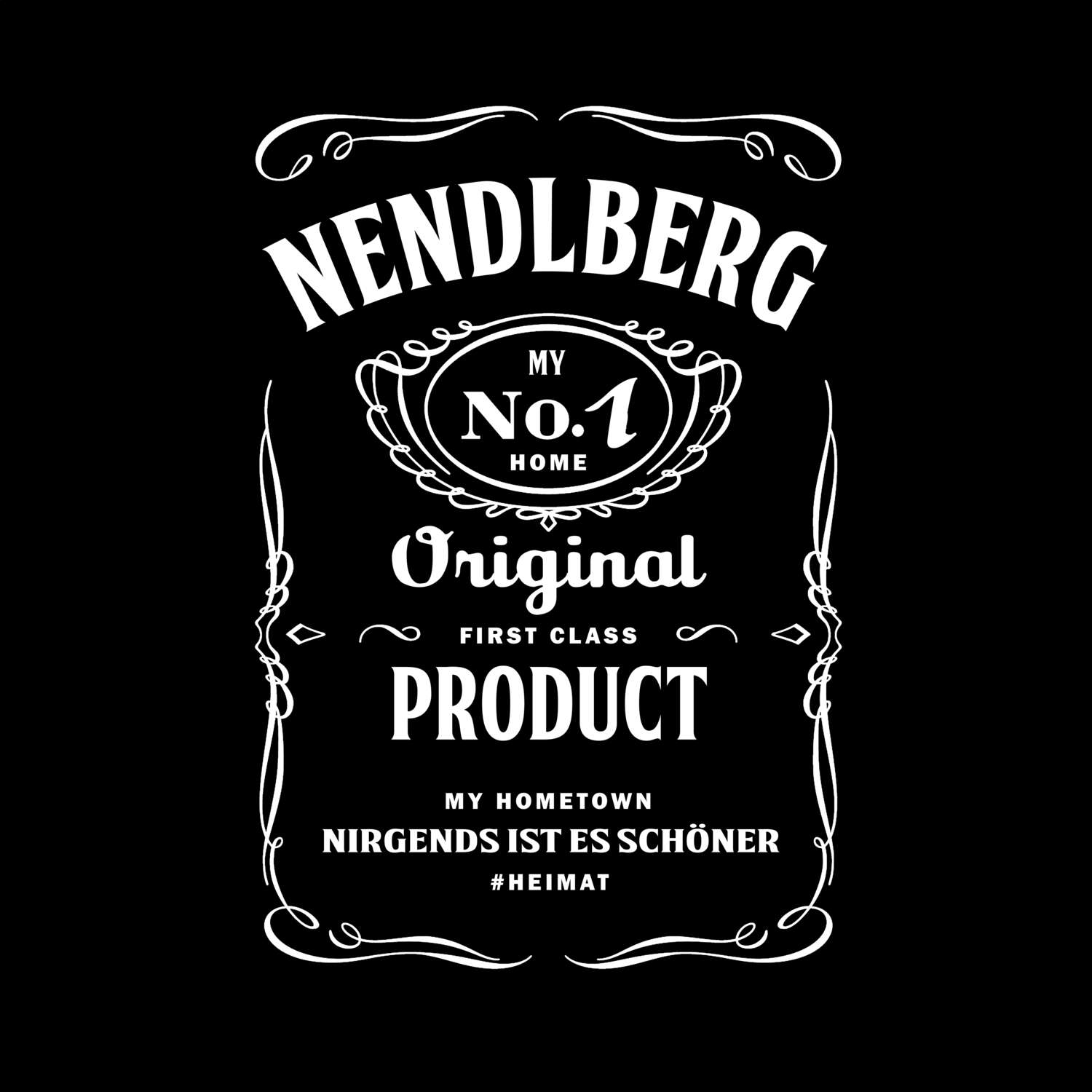 T-Shirt »Jackie« für den Ort »Nendlberg«