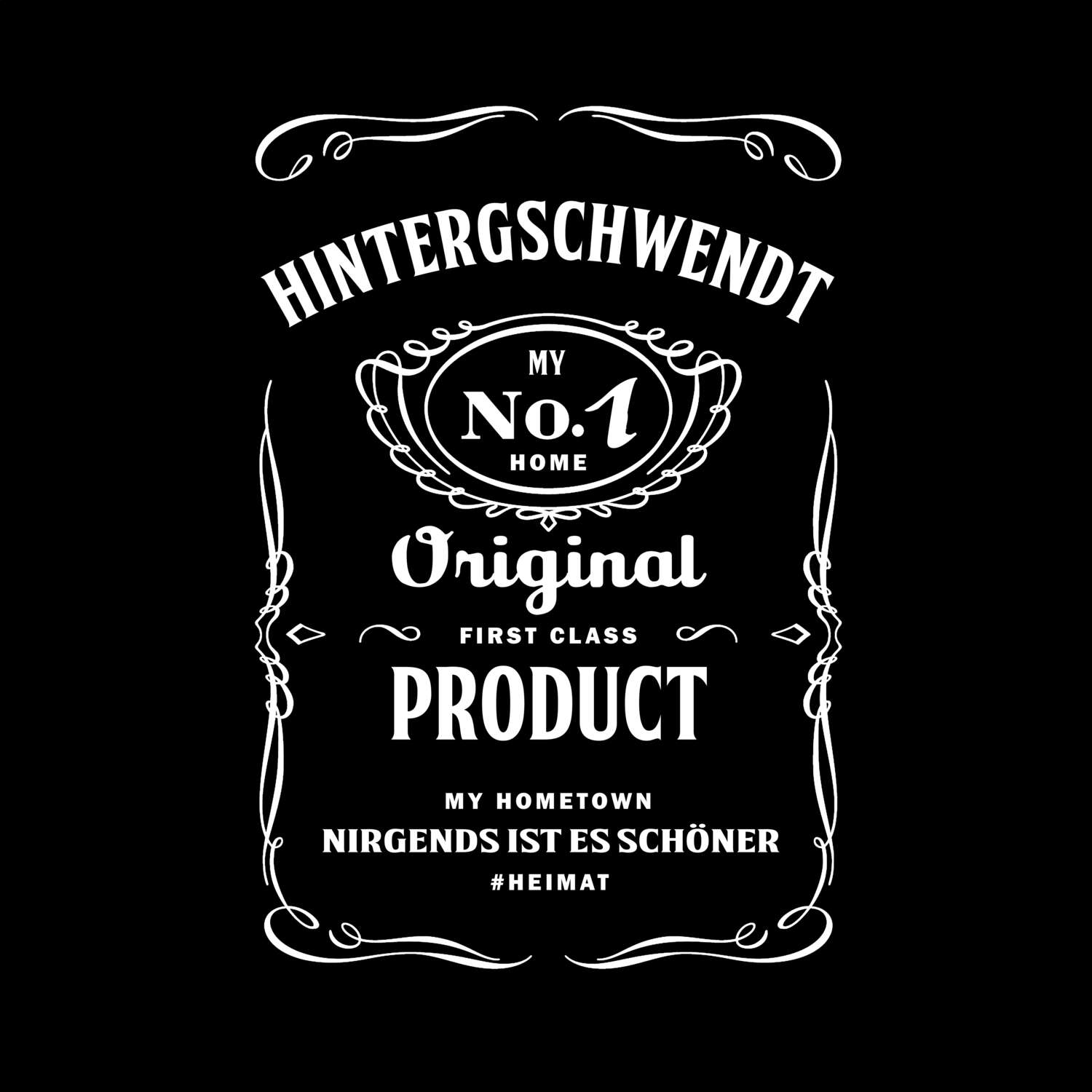 T-Shirt »Jackie« für den Ort »Hintergschwendt«