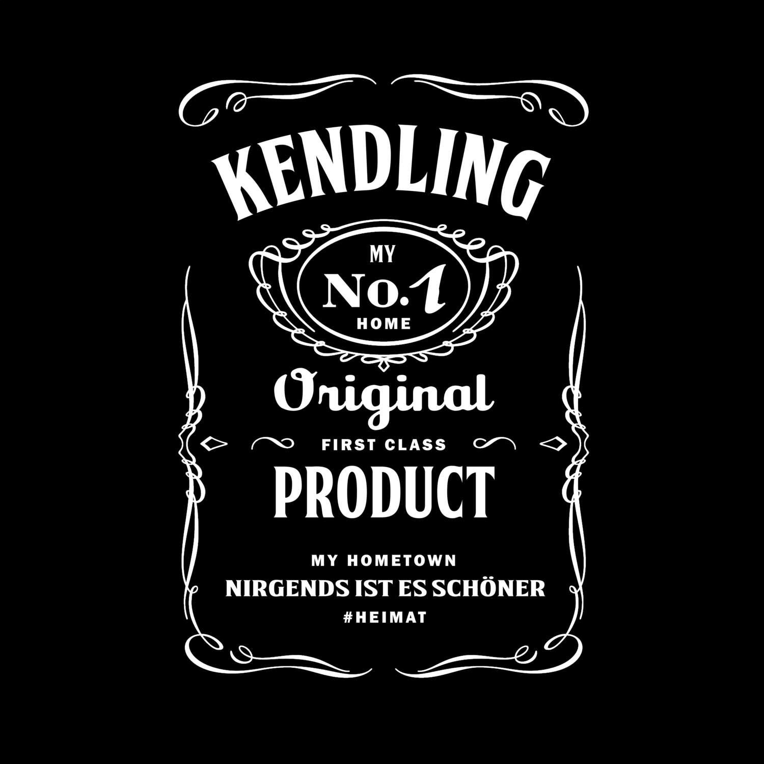 T-Shirt »Jackie« für den Ort »Kendling«