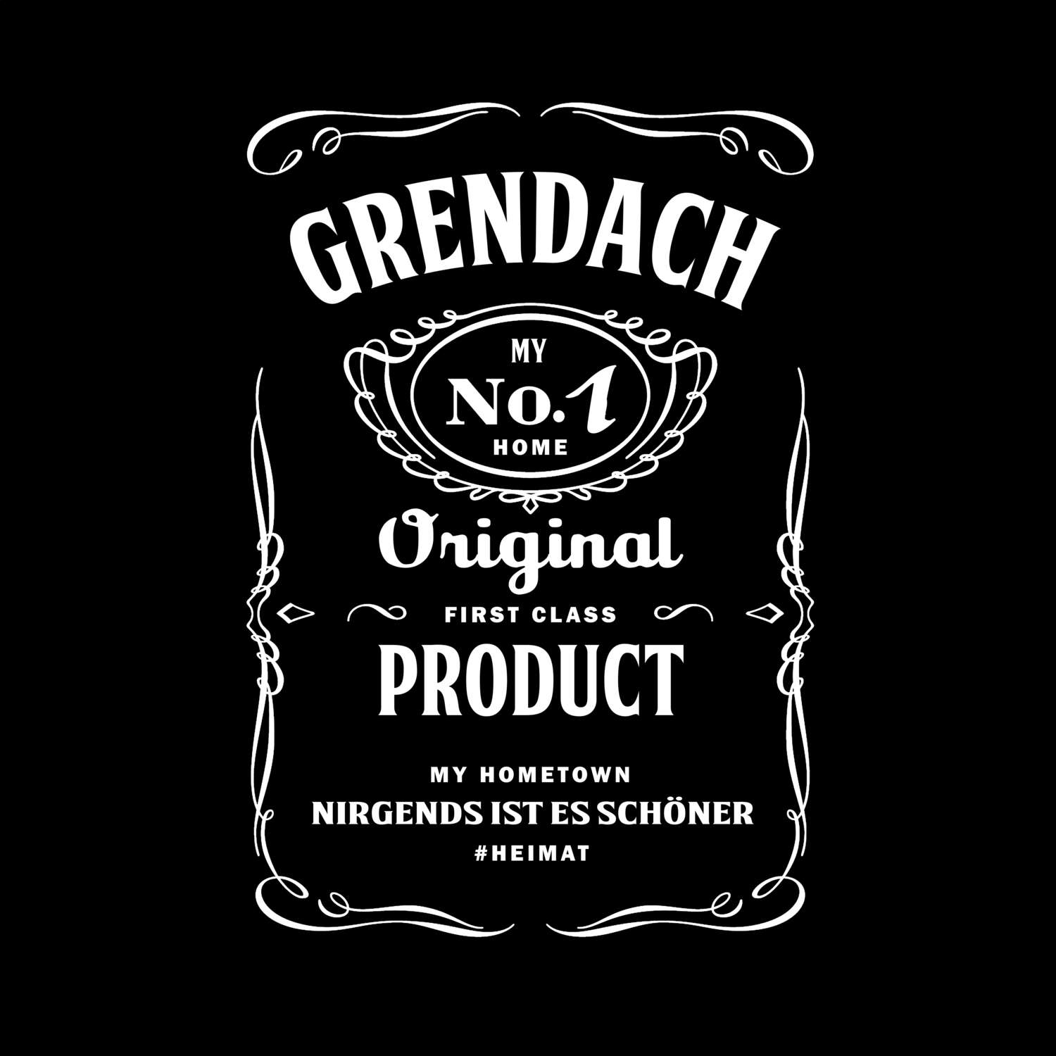 T-Shirt »Jackie« für den Ort »Grendach«