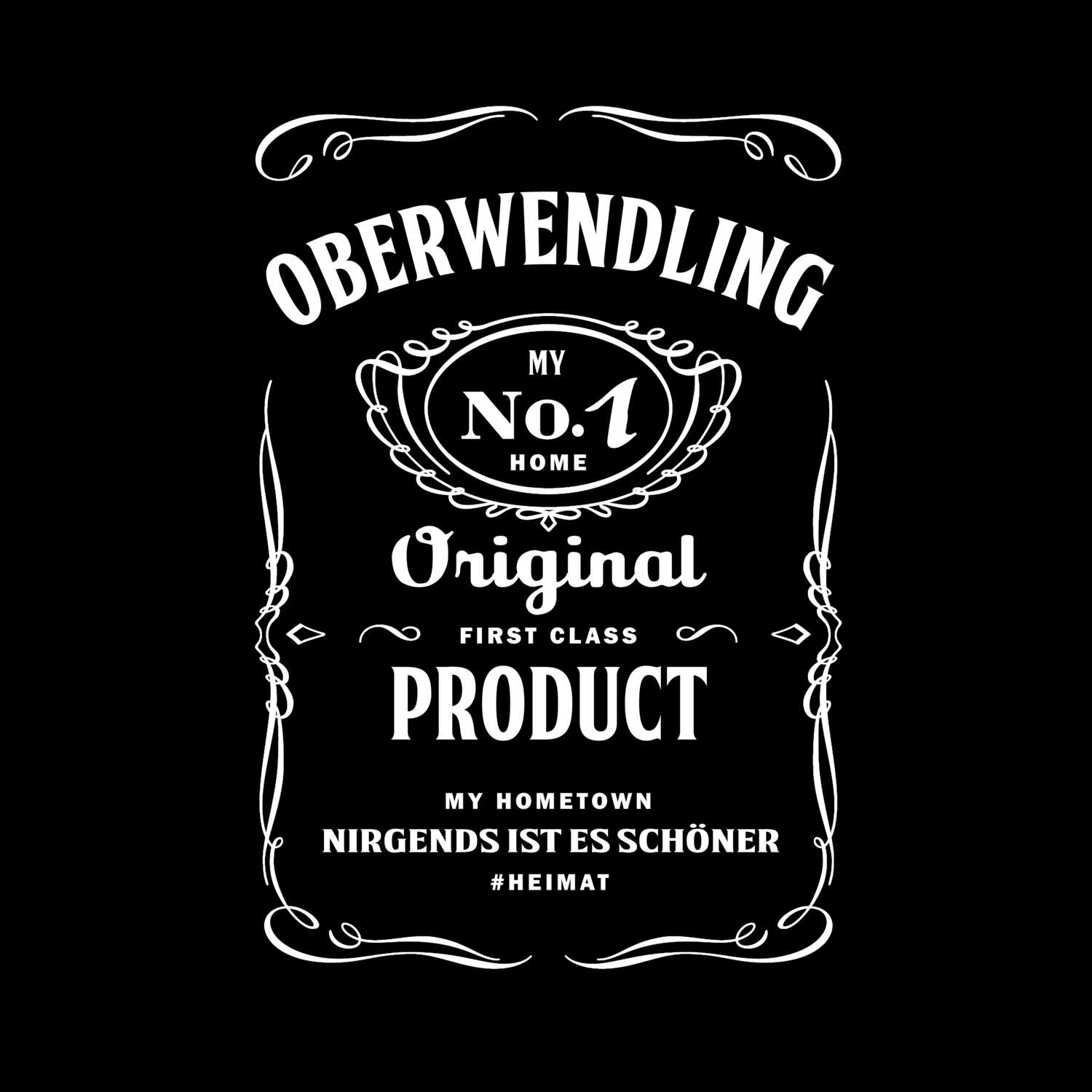 T-Shirt »Jackie« für den Ort »Oberwendling«