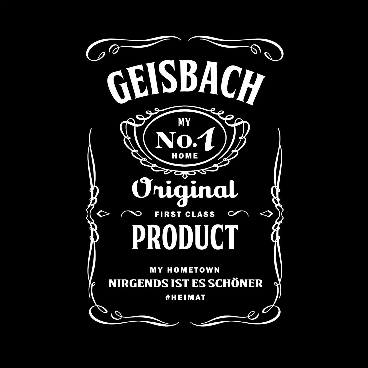 T-Shirt »Jackie« für den Ort »Geisbach«