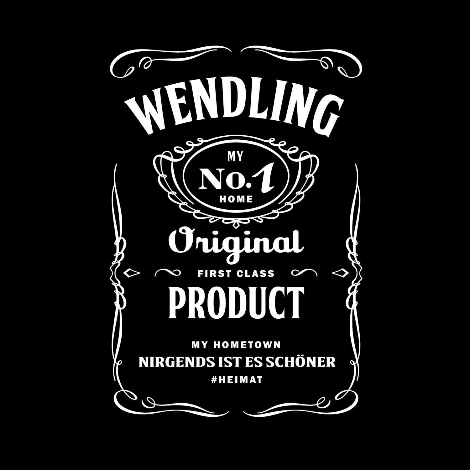 T-Shirt »Jackie« für den Ort »Wendling«