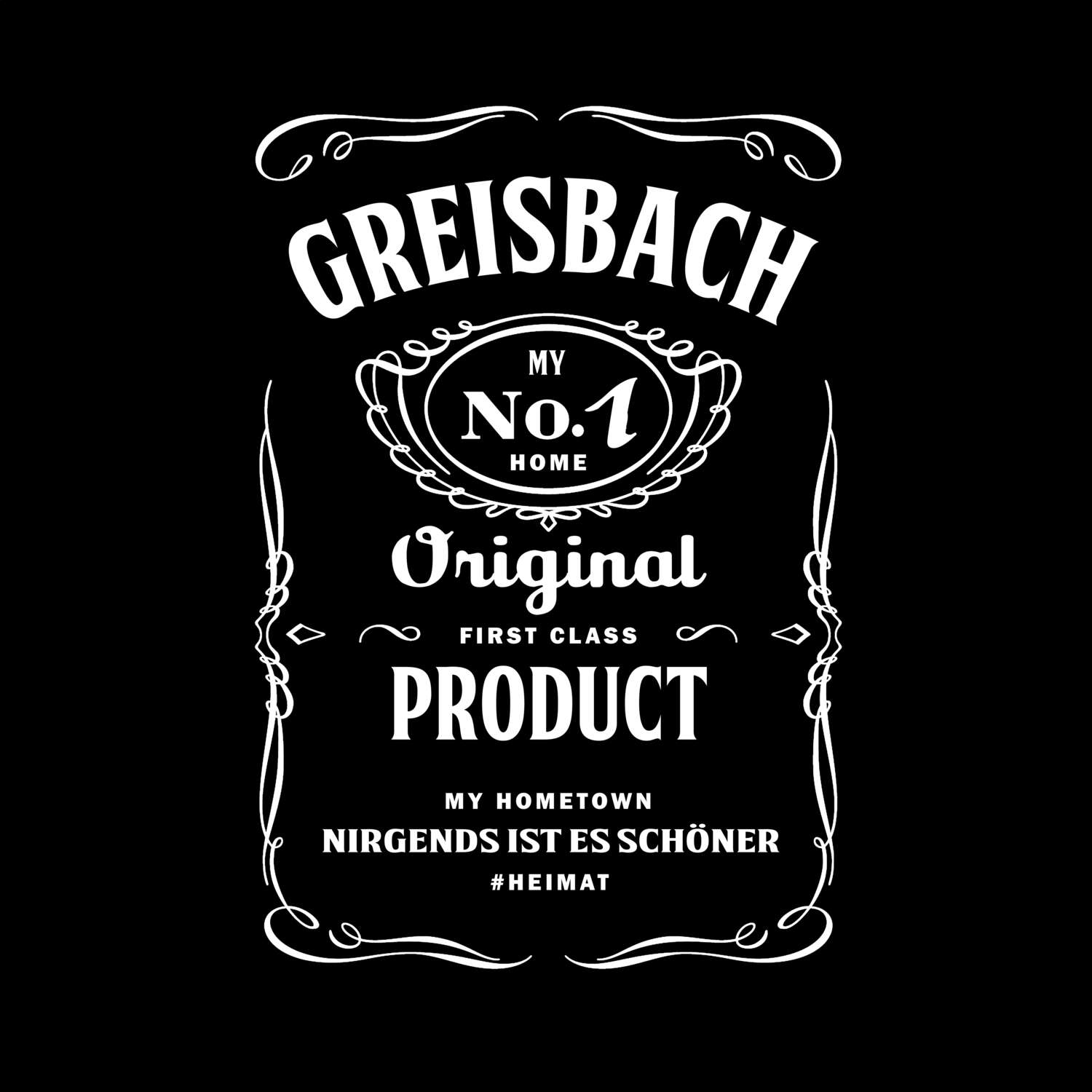 T-Shirt »Jackie« für den Ort »Greisbach«