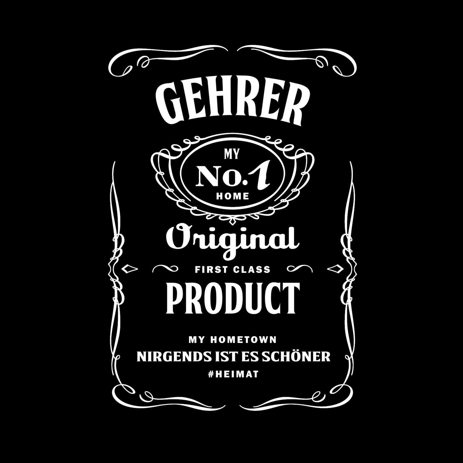 T-Shirt »Jackie« für den Ort »Gehrer«