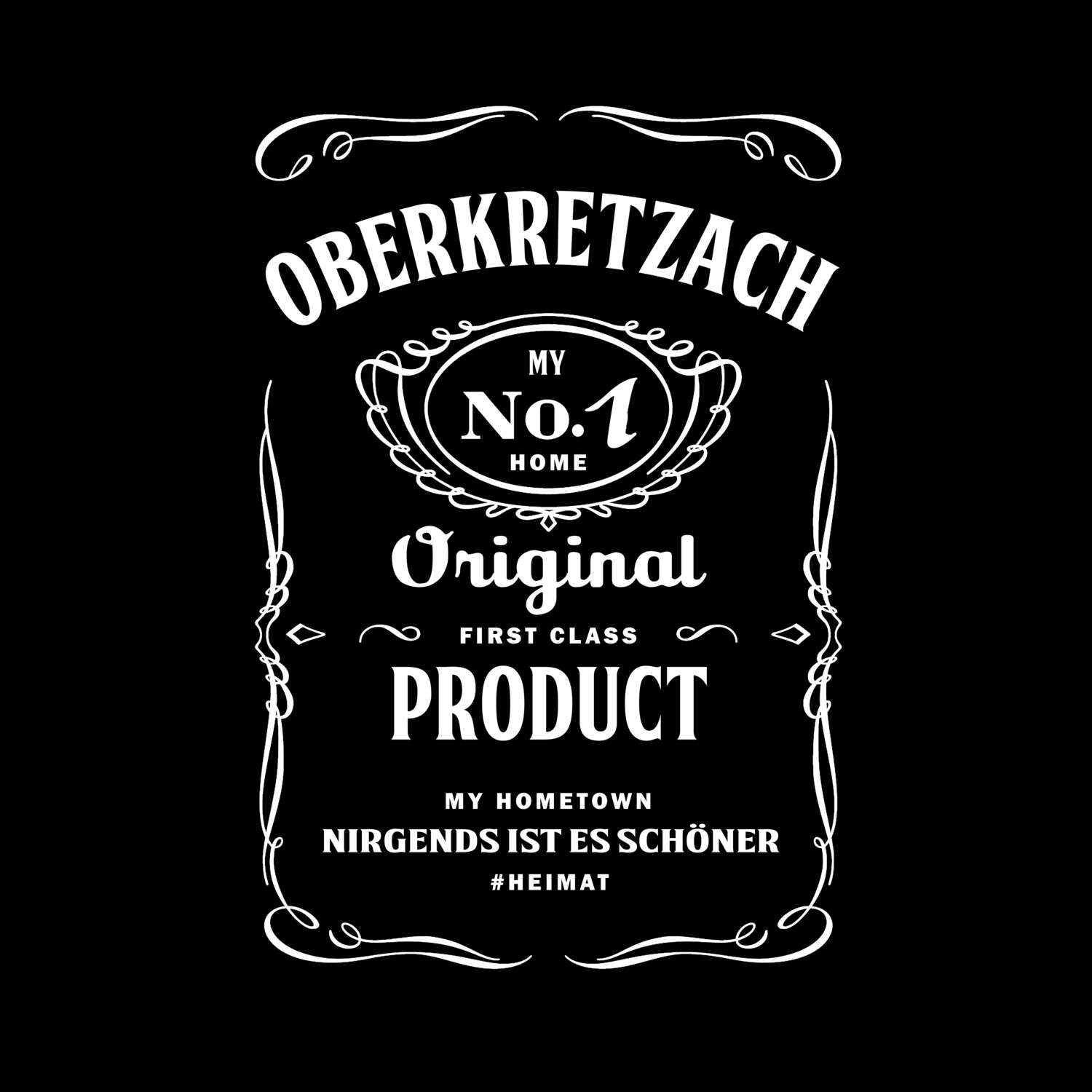 T-Shirt »Jackie« für den Ort »Oberkretzach«