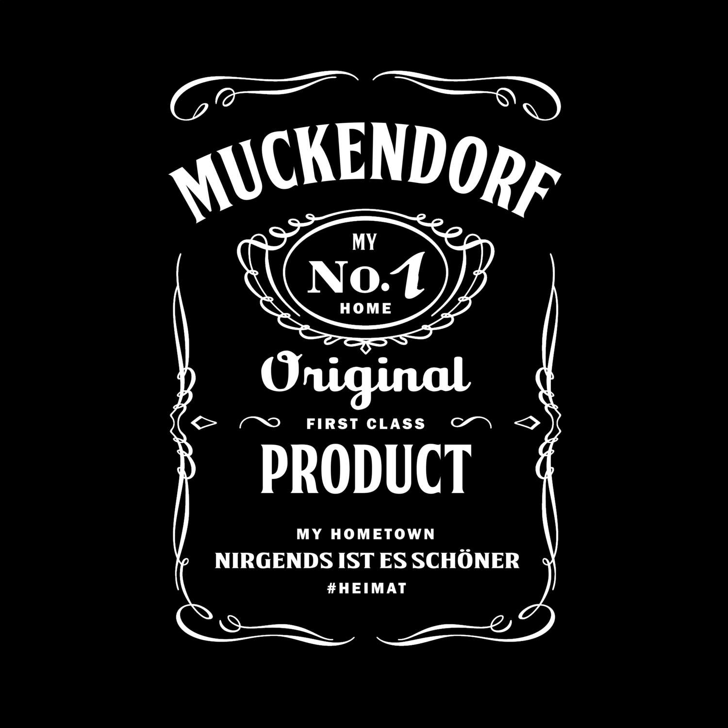 T-Shirt »Jackie« für den Ort »Muckendorf«