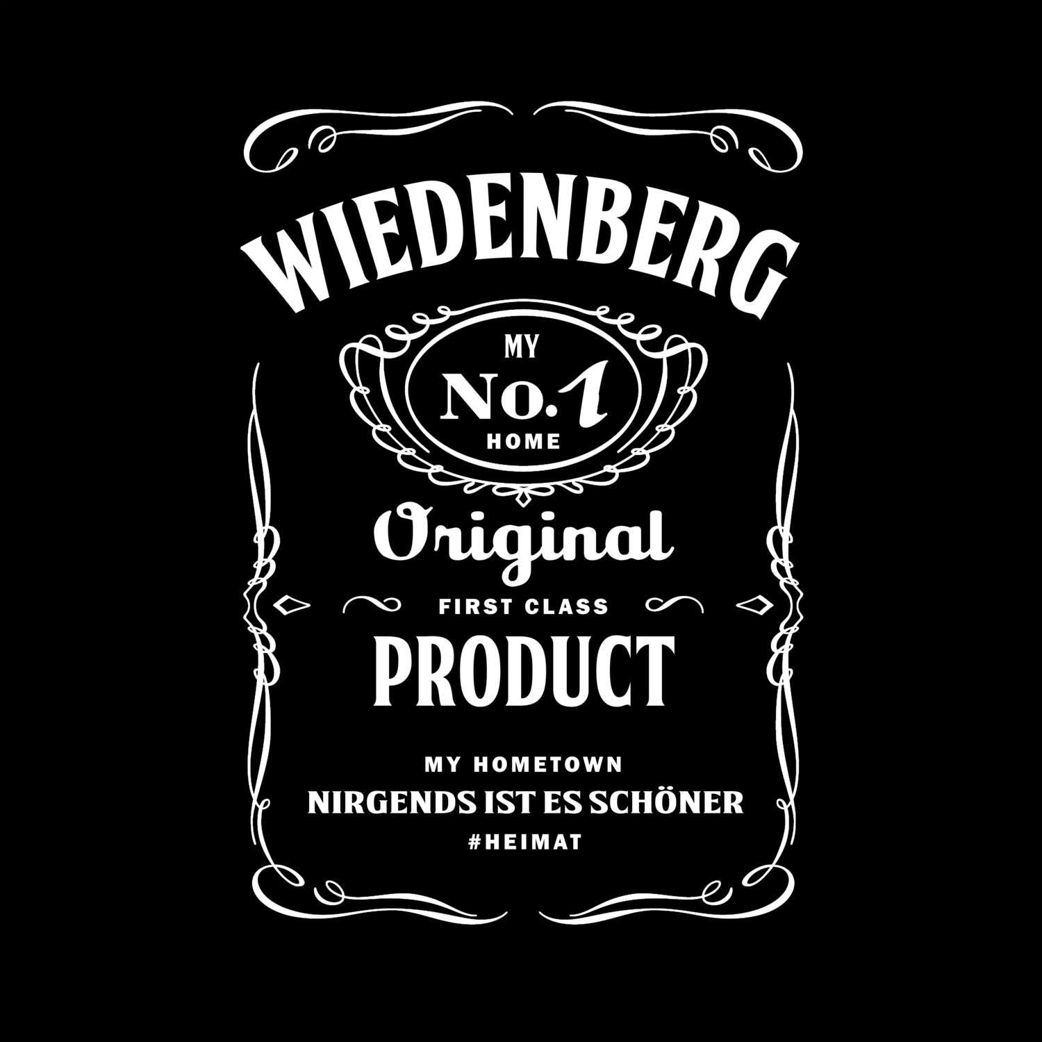 T-Shirt »Jackie« für den Ort »Wiedenberg«