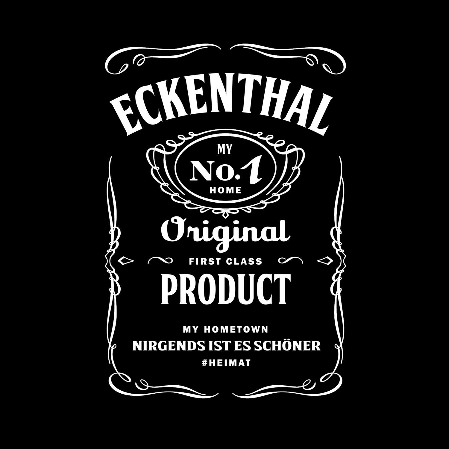 T-Shirt »Jackie« für den Ort »Eckenthal«