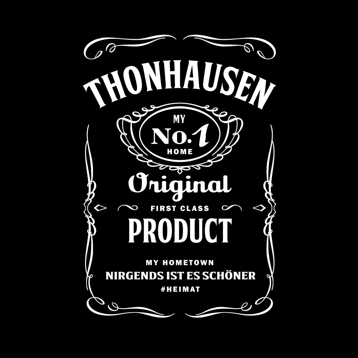 T-Shirt »Jackie« für den Ort »Thonhausen«