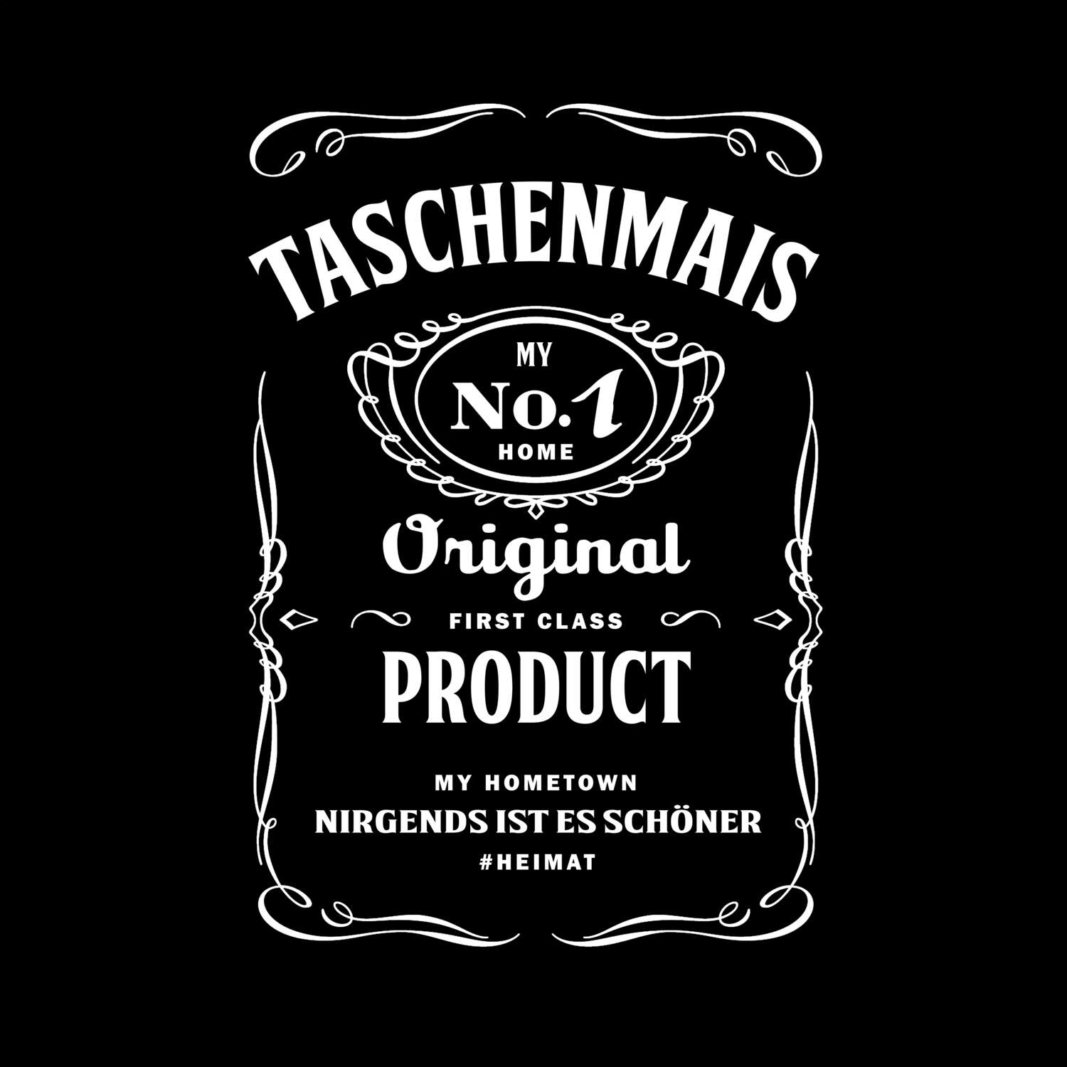 T-Shirt »Jackie« für den Ort »Taschenmais«