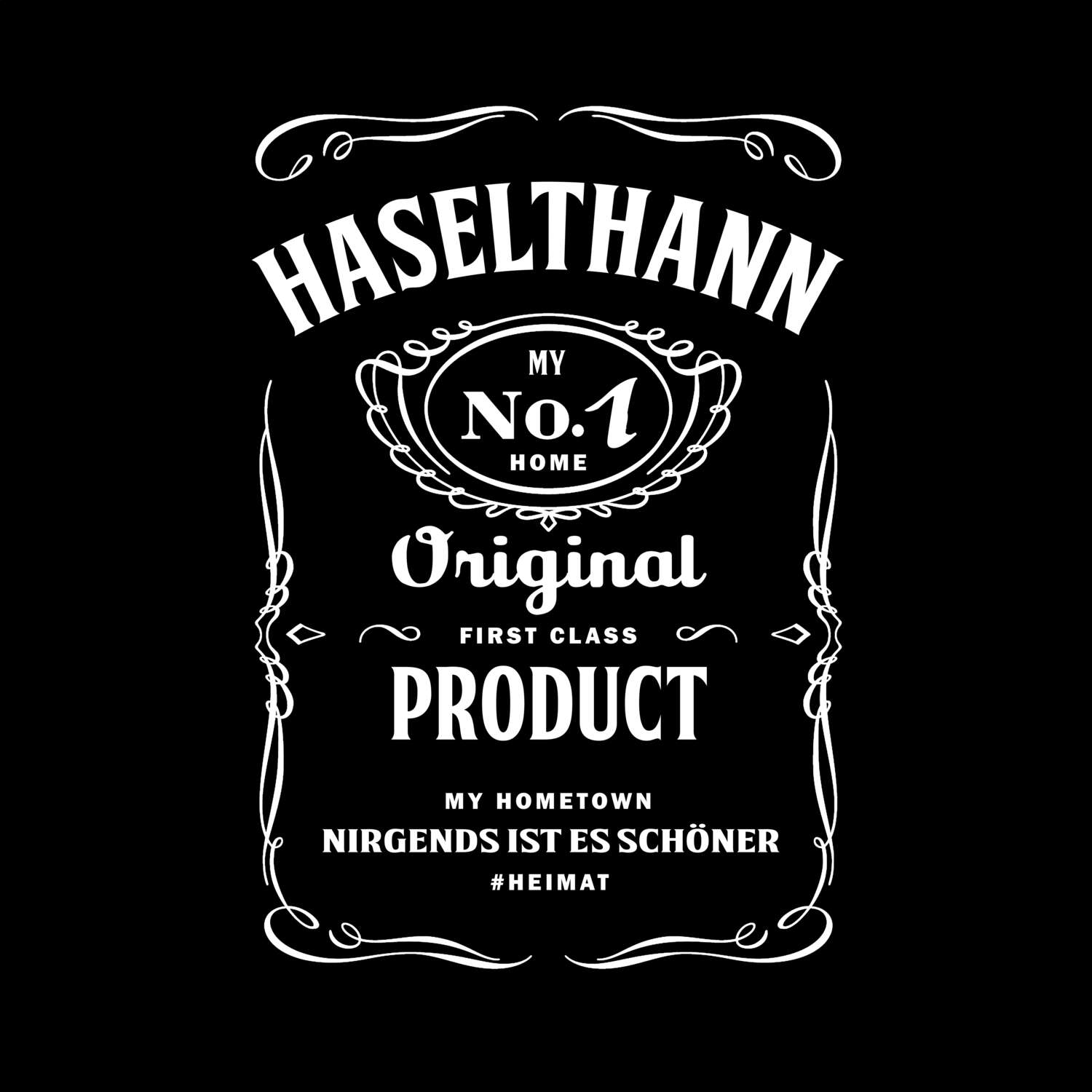 T-Shirt »Jackie« für den Ort »Haselthann«