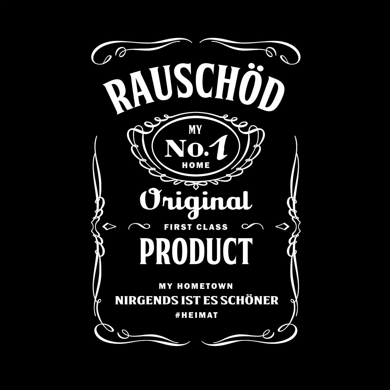 T-Shirt »Jackie« für den Ort »Rauschöd«