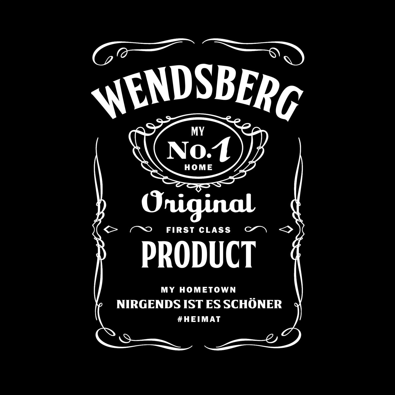 T-Shirt »Jackie« für den Ort »Wendsberg«