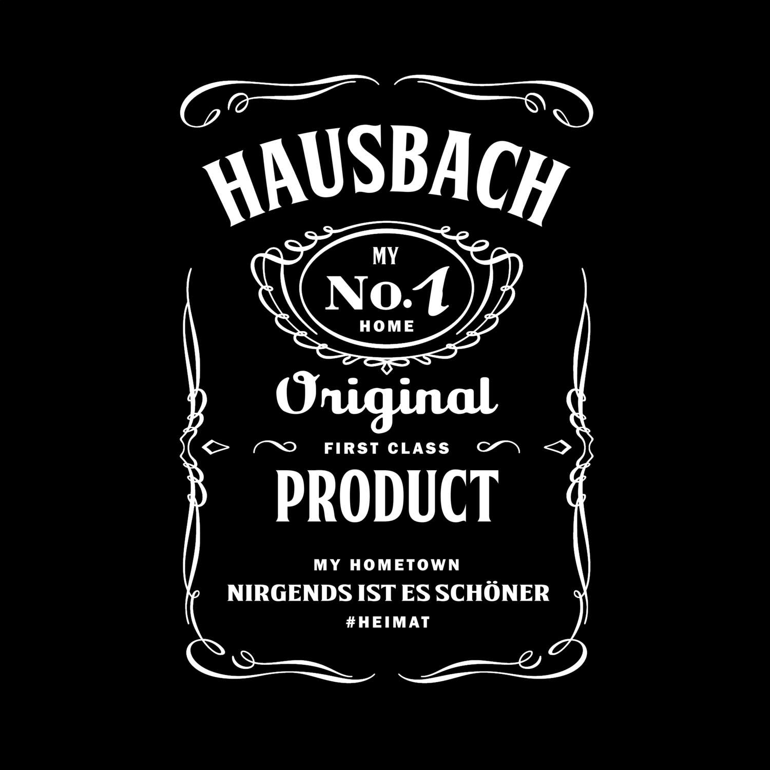 T-Shirt »Jackie« für den Ort »Hausbach«