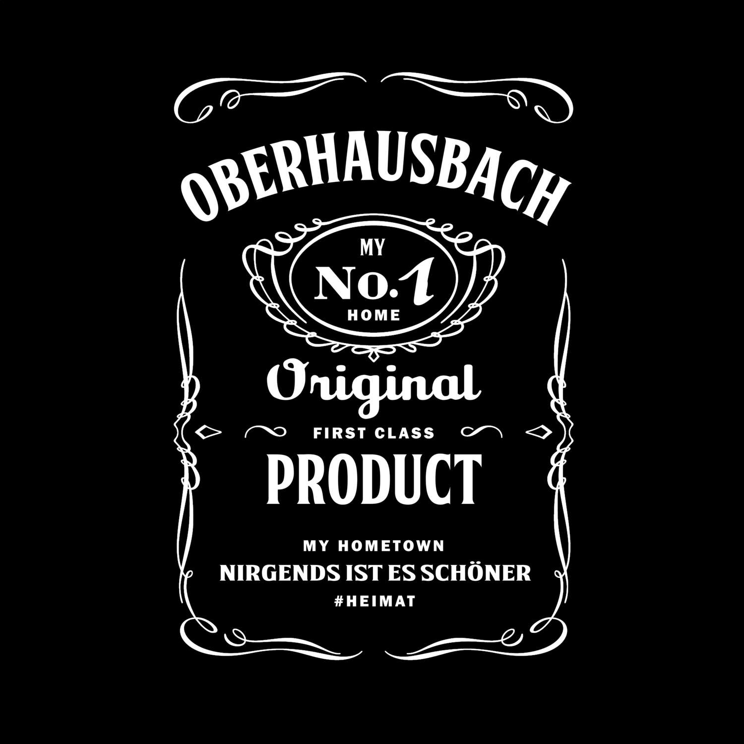 T-Shirt »Jackie« für den Ort »Oberhausbach«