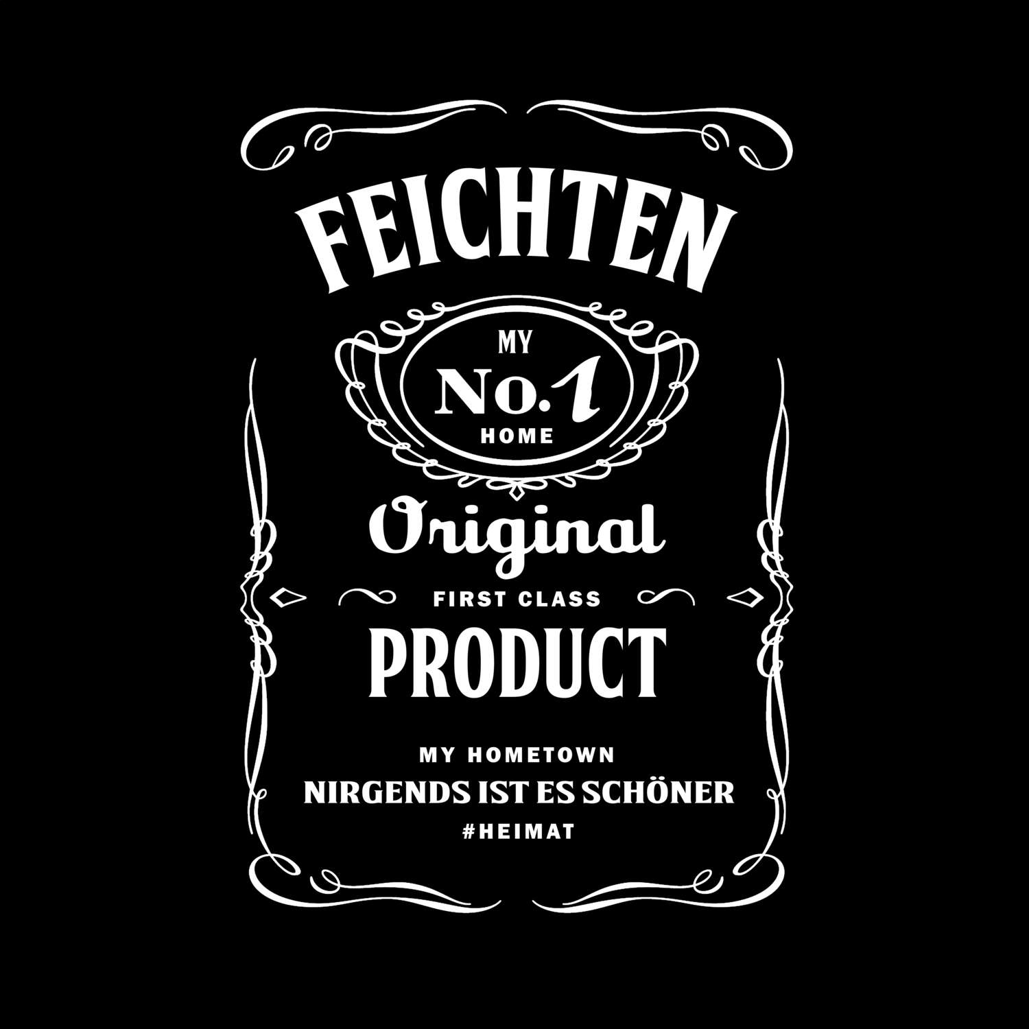 T-Shirt »Jackie« für den Ort »Feichten«