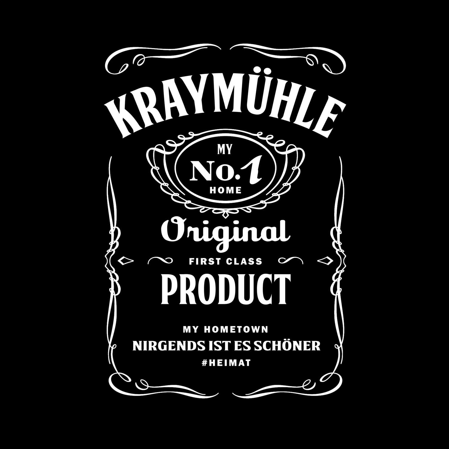 T-Shirt »Jackie« für den Ort »Kraymühle«