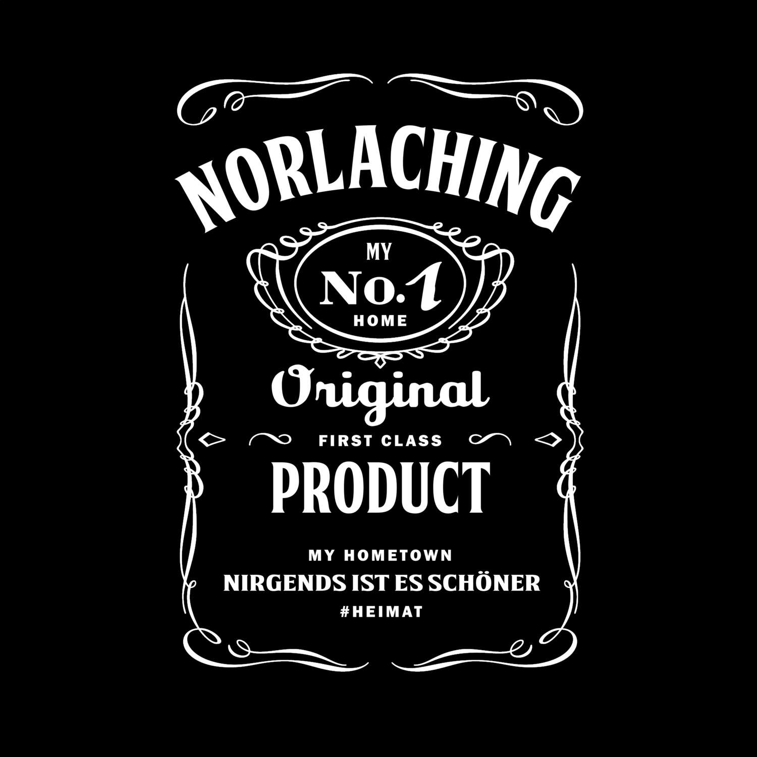 T-Shirt »Jackie« für den Ort »Norlaching«