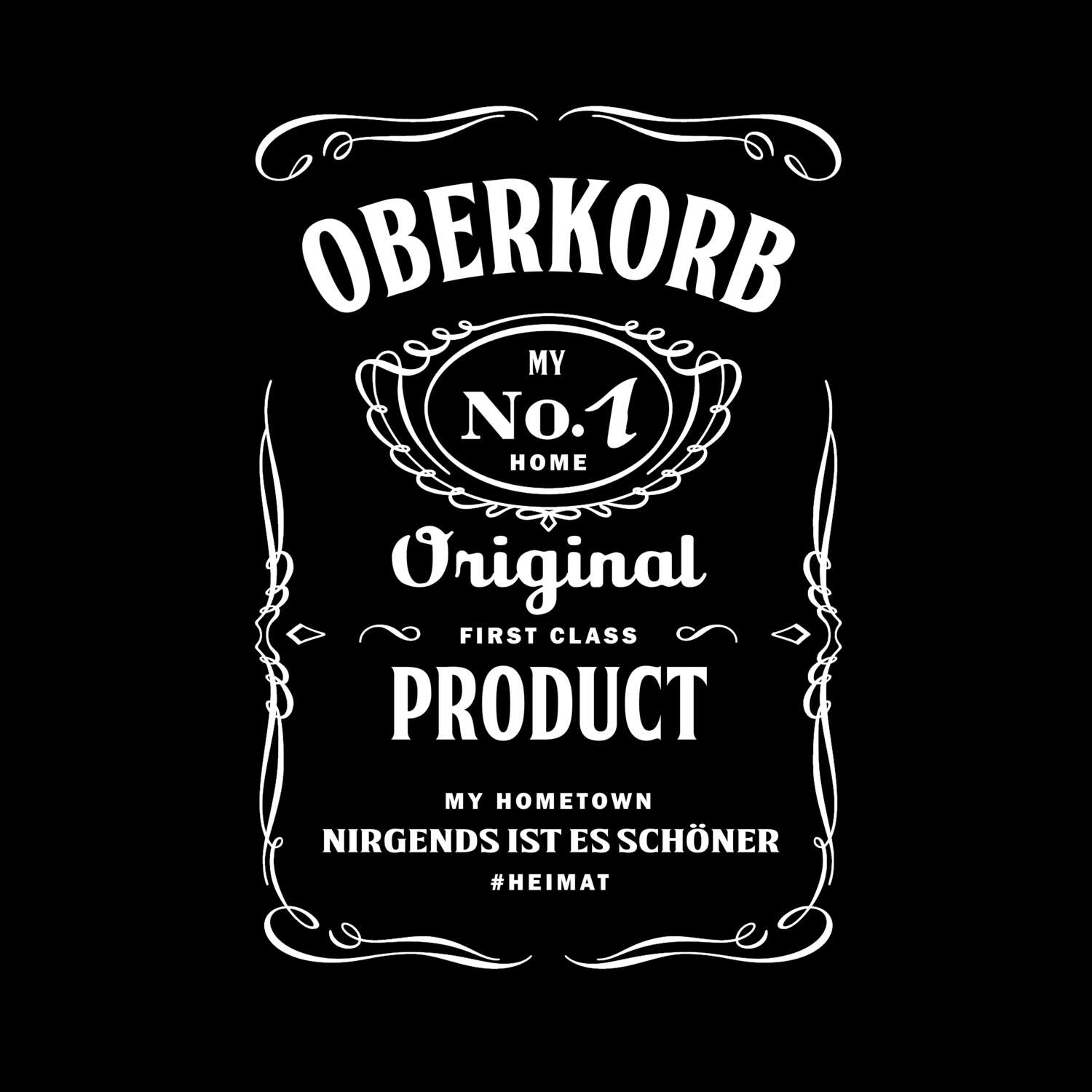 T-Shirt »Jackie« für den Ort »Oberkorb«