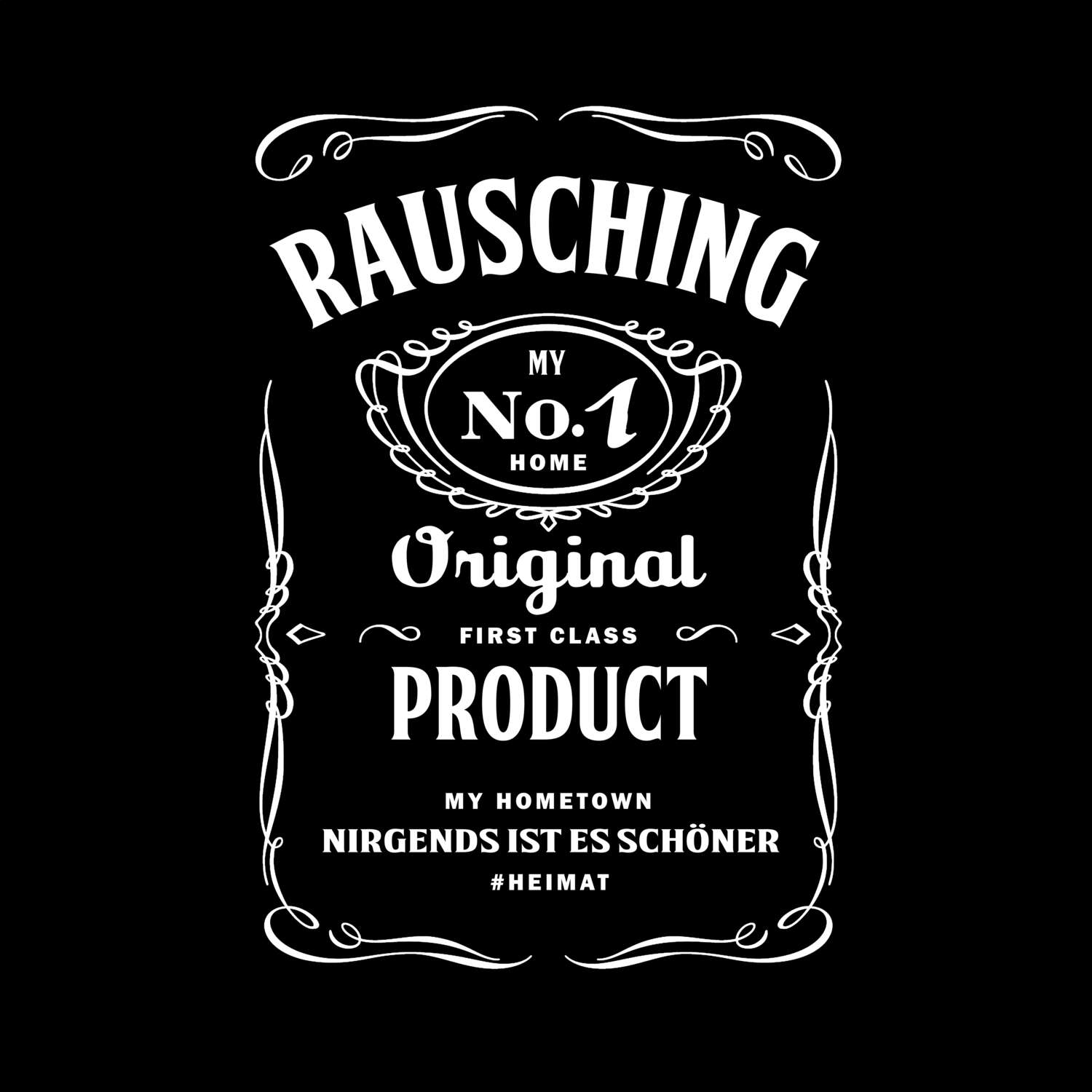 T-Shirt »Jackie« für den Ort »Rausching«