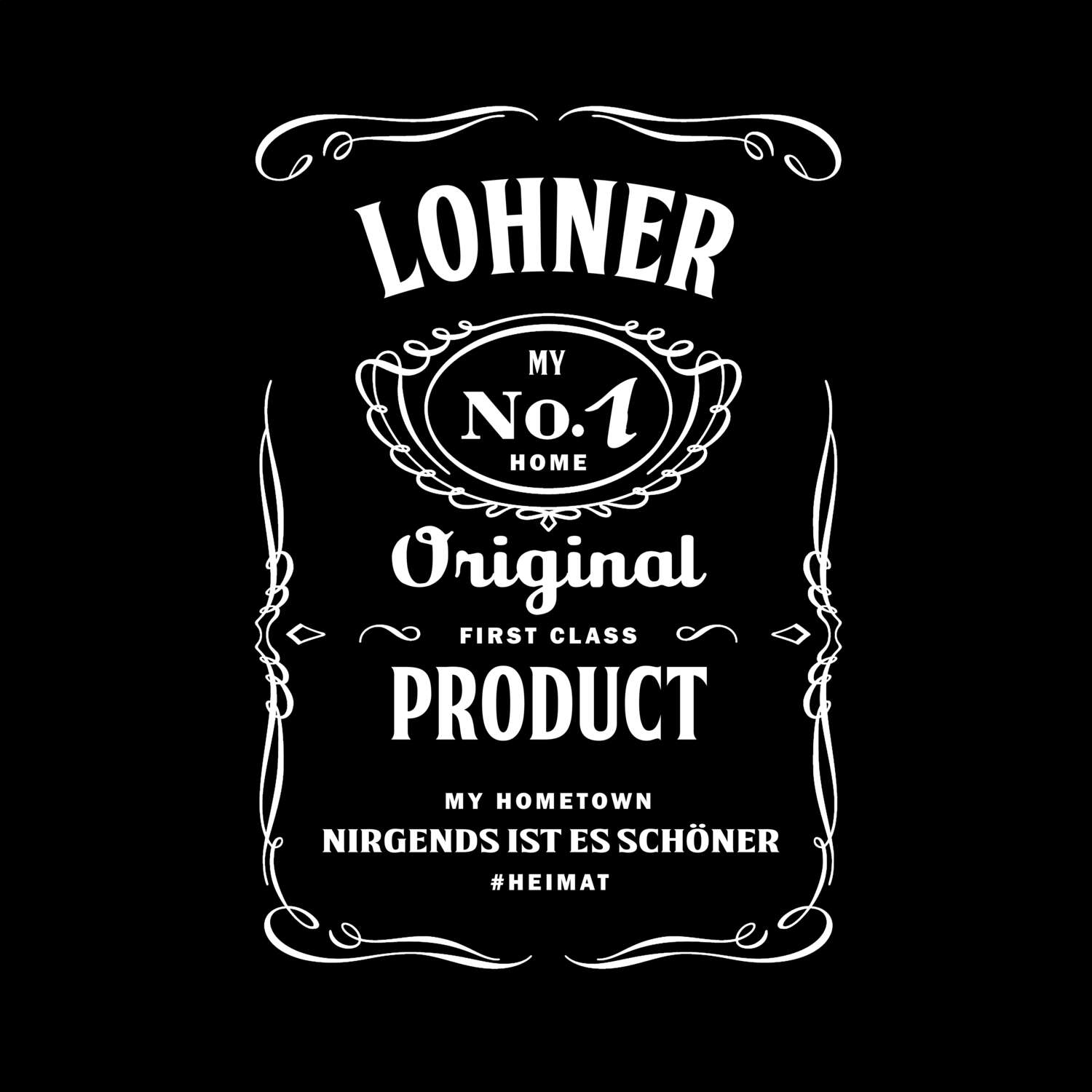 T-Shirt »Jackie« für den Ort »Lohner«