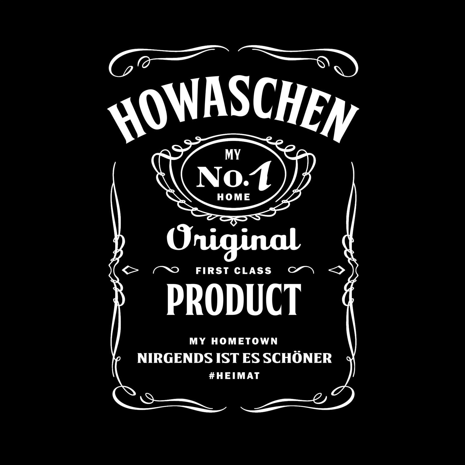 T-Shirt »Jackie« für den Ort »Howaschen«