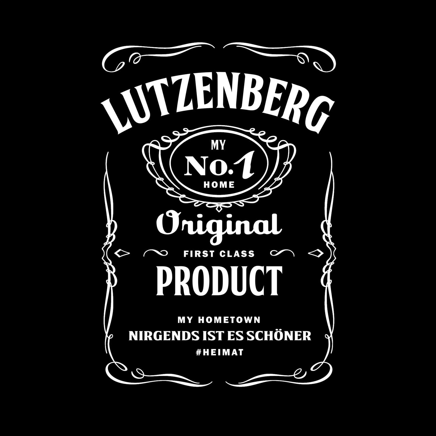 T-Shirt »Jackie« für den Ort »Lutzenberg«