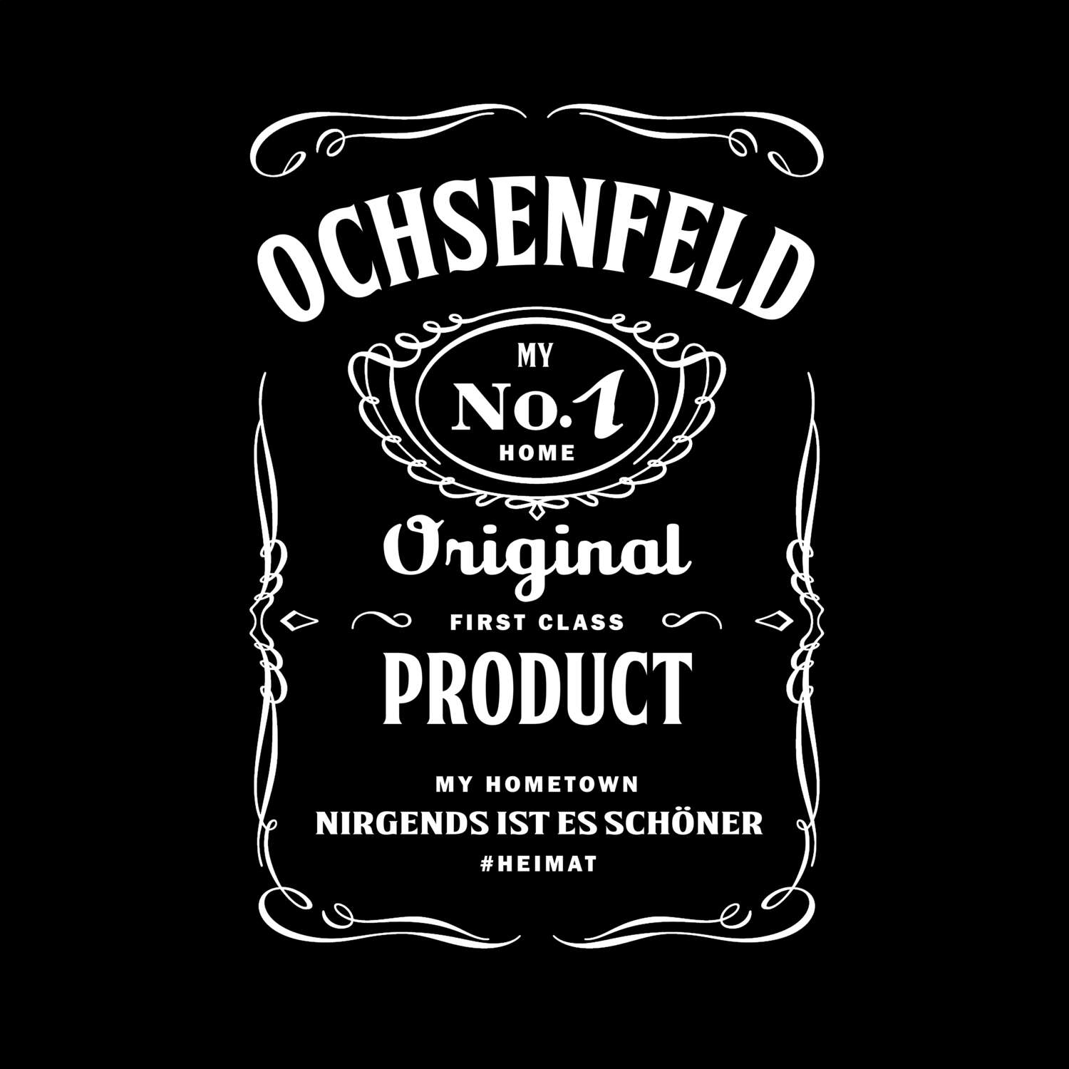 T-Shirt »Jackie« für den Ort »Ochsenfeld«