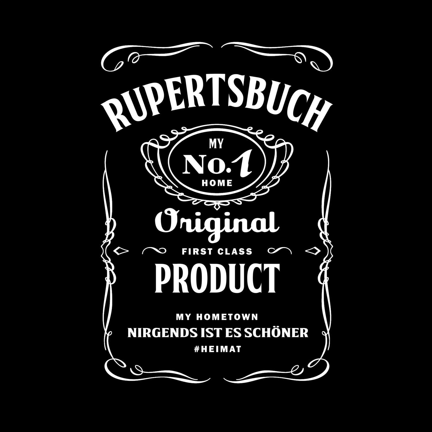 T-Shirt »Jackie« für den Ort »Rupertsbuch«