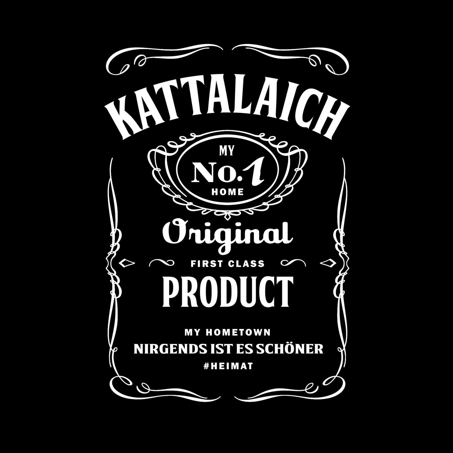 T-Shirt »Jackie« für den Ort »Kattalaich«