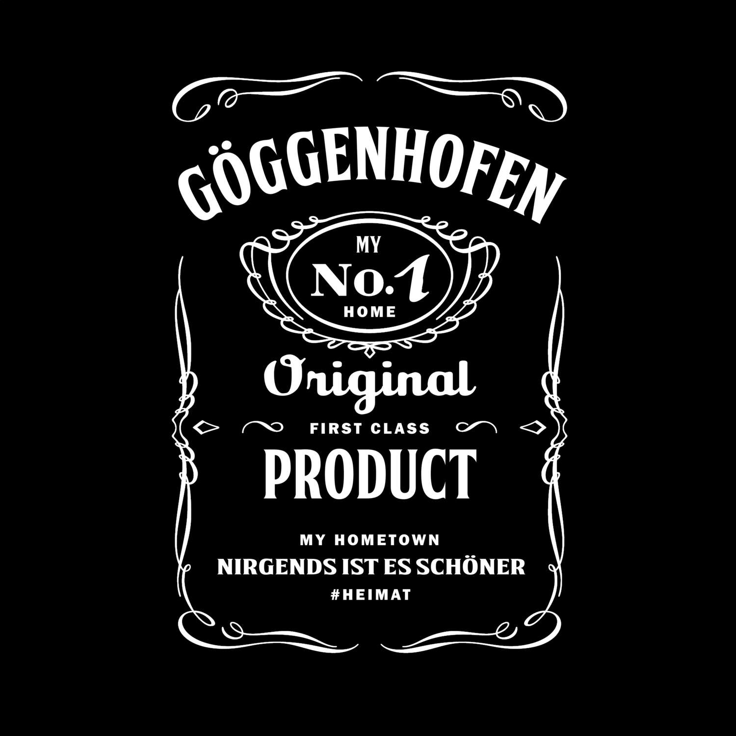 T-Shirt »Jackie« für den Ort »Göggenhofen«