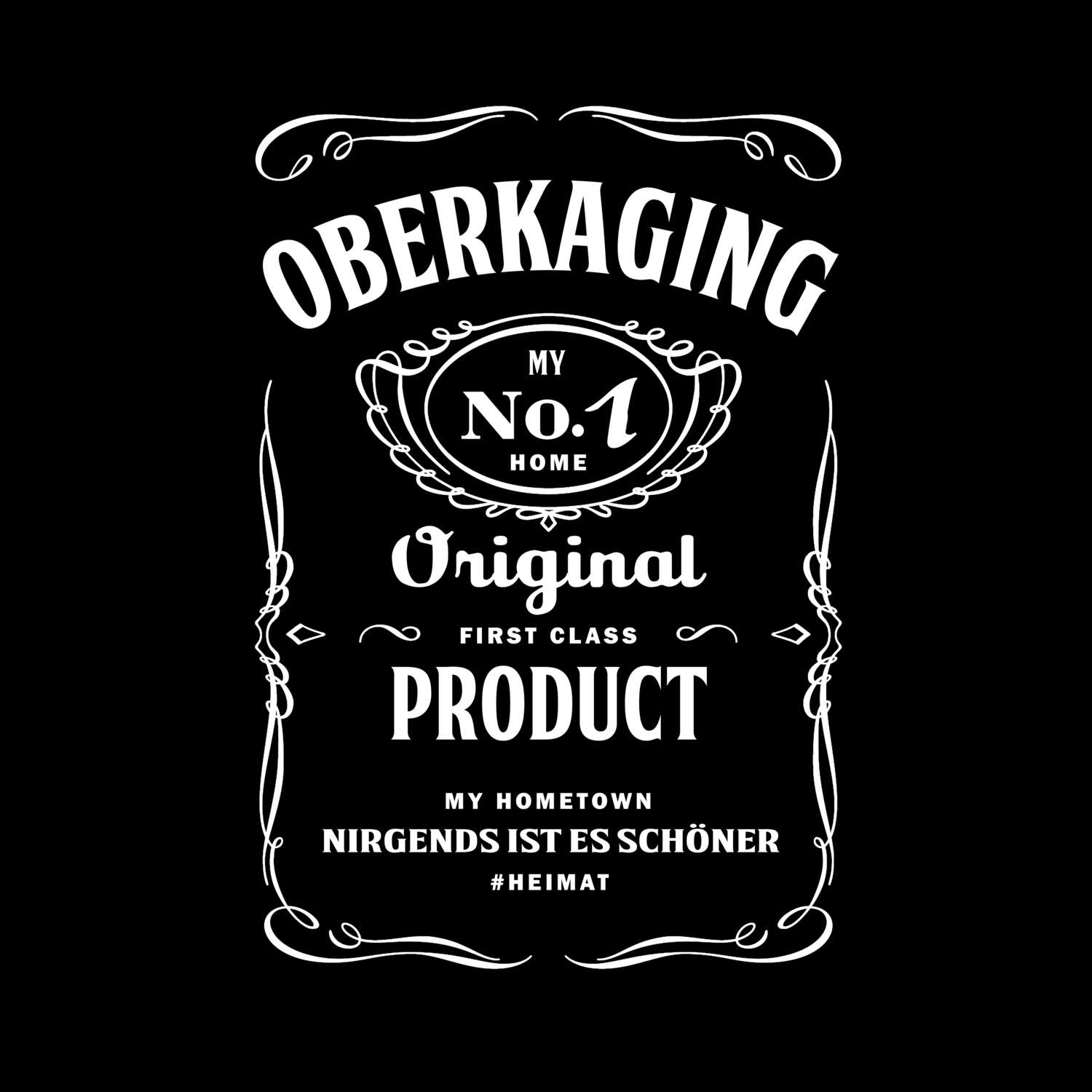 T-Shirt »Jackie« für den Ort »Oberkaging«