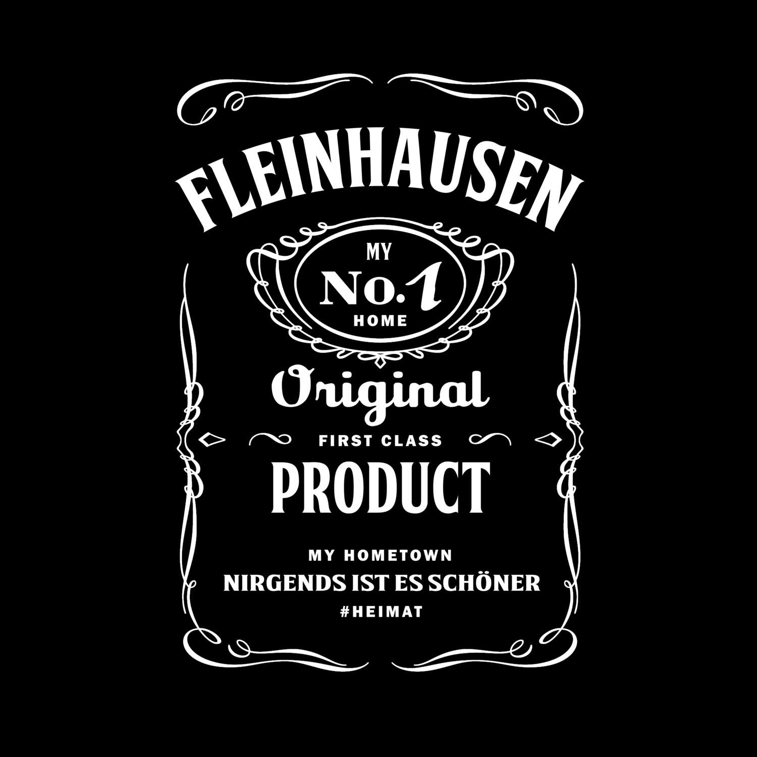 T-Shirt »Jackie« für den Ort »Fleinhausen«