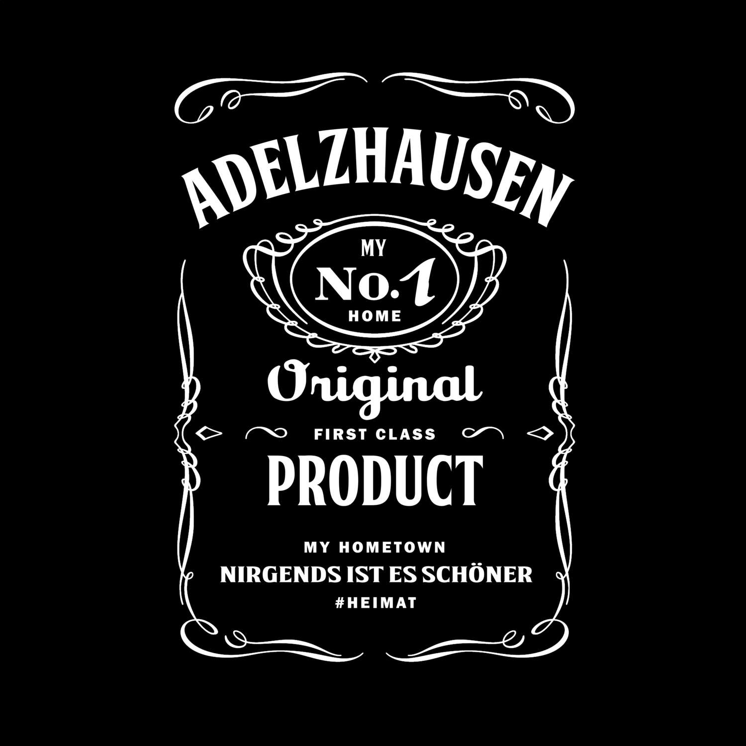 T-Shirt »Jackie« für den Ort »Adelzhausen«