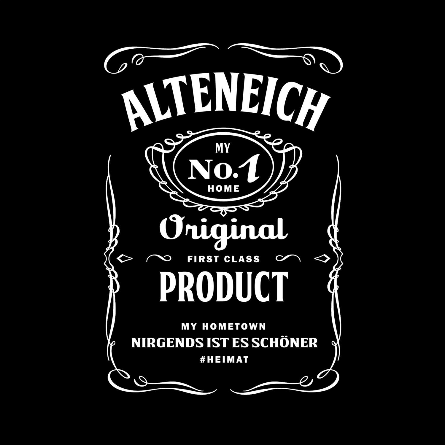 T-Shirt »Jackie« für den Ort »Alteneich«