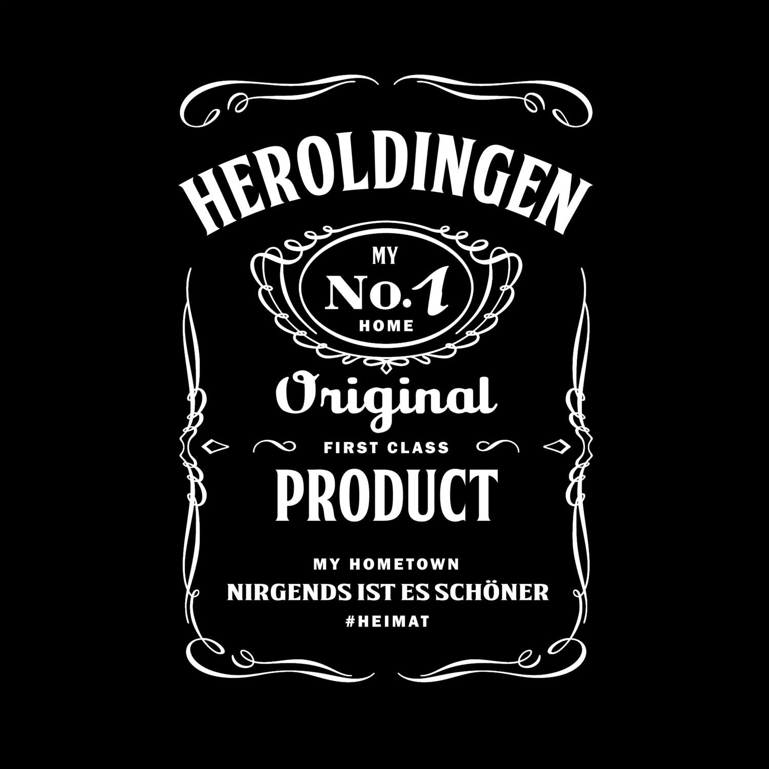 T-Shirt »Jackie« für den Ort »Heroldingen«